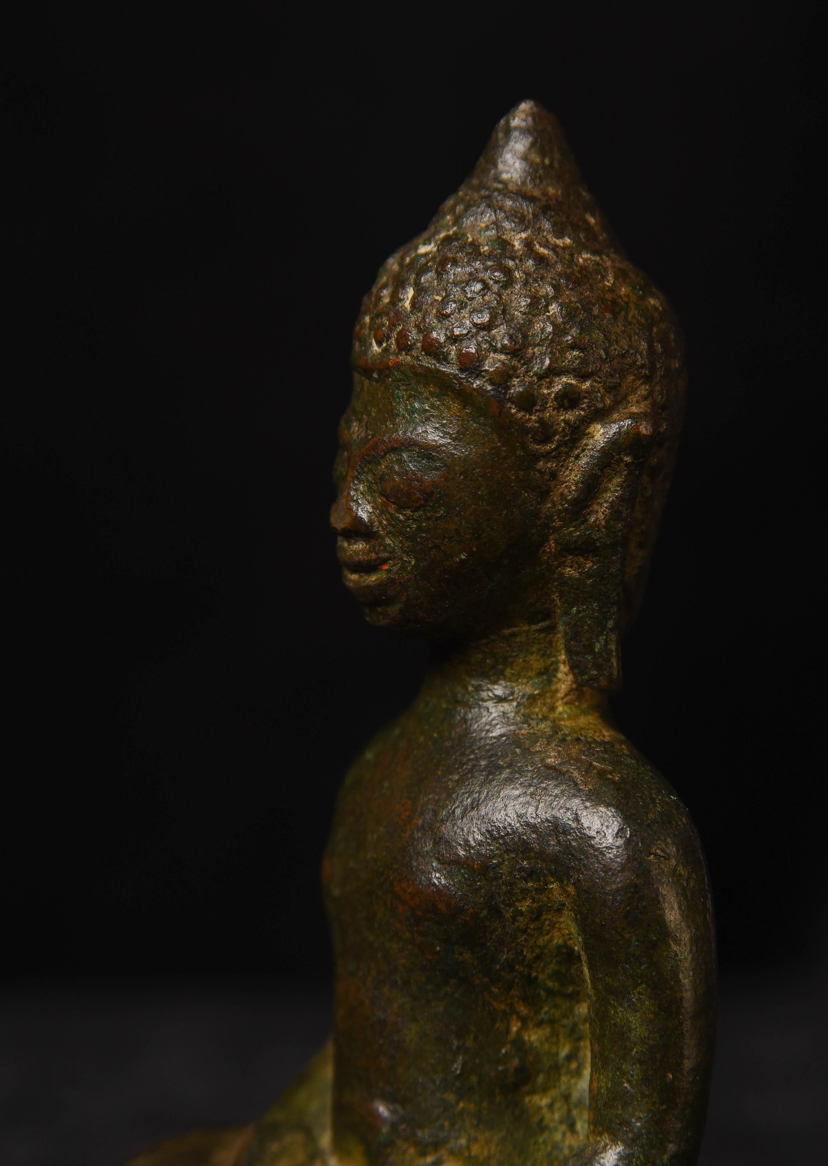18th Century and Earlier Rare Early Burmese Buddha, Late Pyu-1000 Years Old, 6082