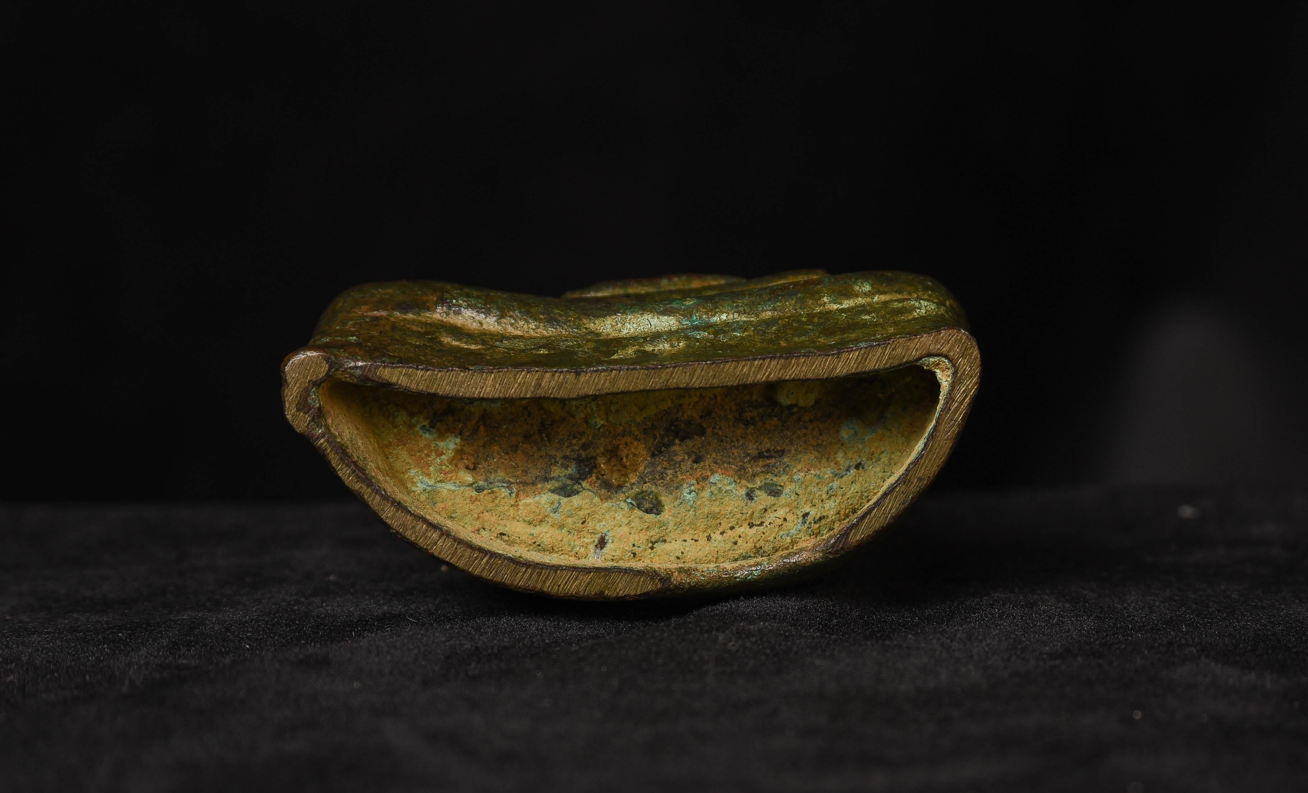 Bronze Rare Early Burmese Buddha, Late Pyu-1000 Years Old, 6082