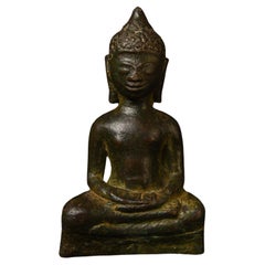 Rare Early Burmese Buddha, Late Pyu-1000 Years Old, 6082