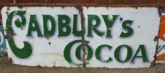 Rare Early Cadbury’s Cocoa Enamel Sign
