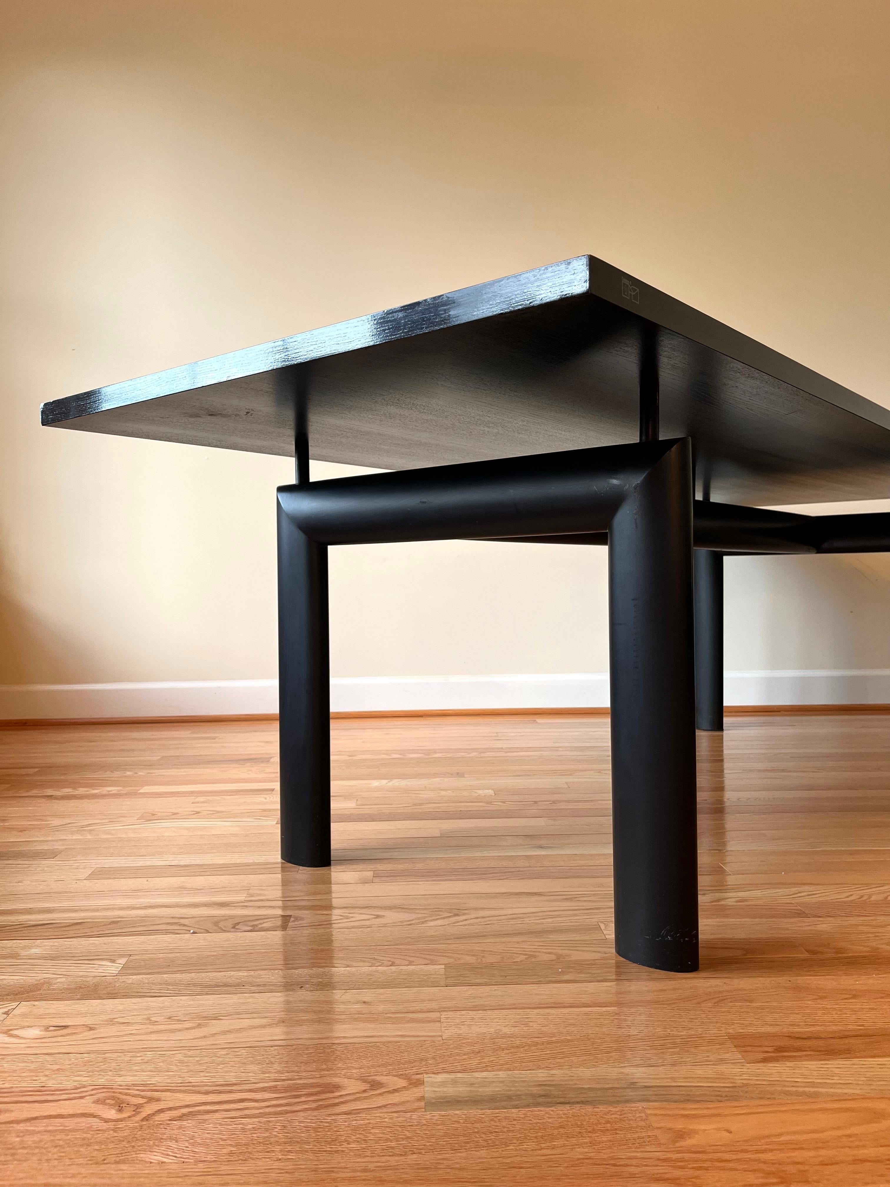 Rare Early Cassina edition of the LC6 table by Le Corbusier Charlotte Perriand  In Good Condition In Centreville, VA