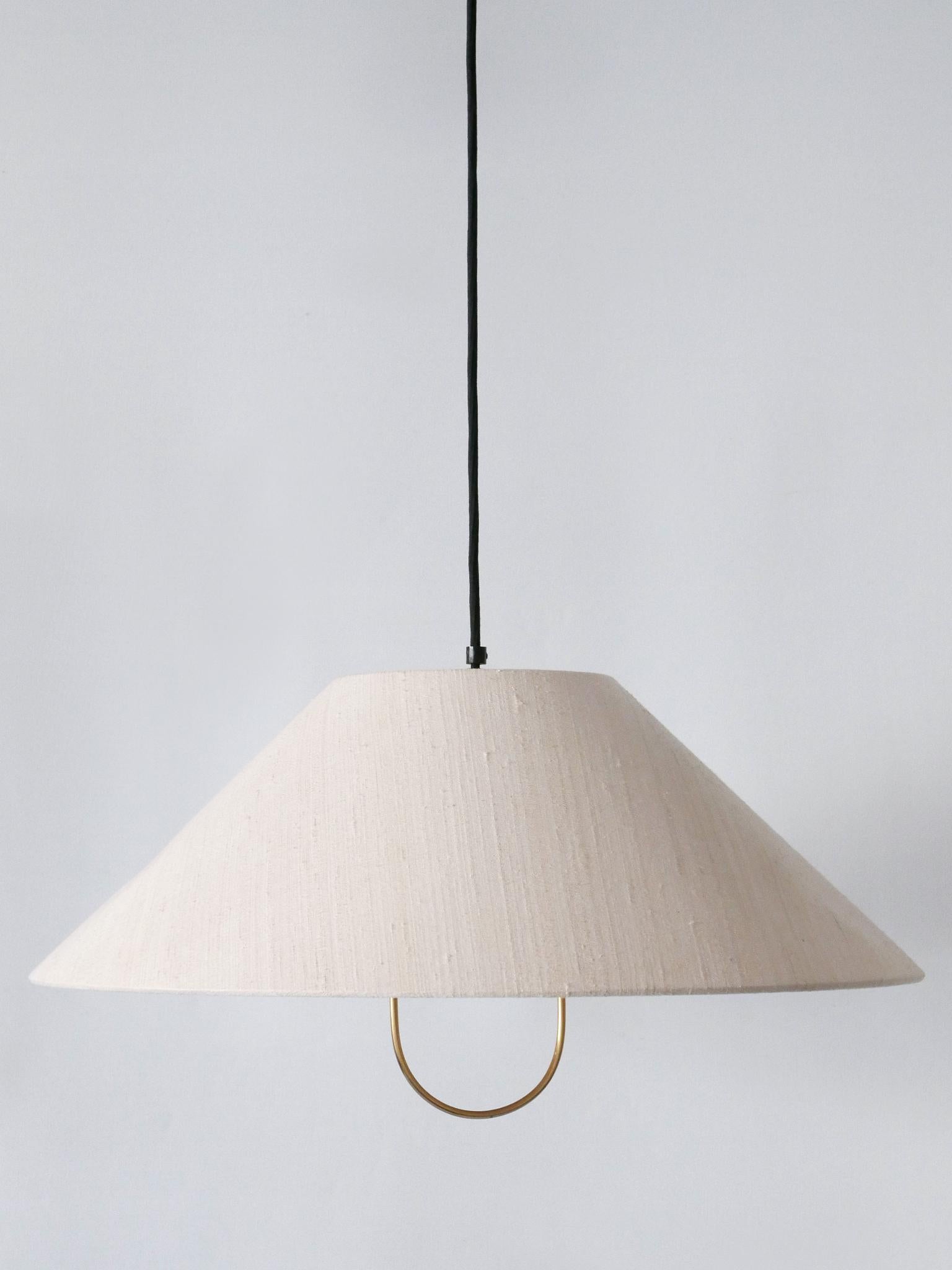 Rare & Early Counterweight Pendant Lamp by Florian Schulz Germany, 1960s In Good Condition In Munich, DE
