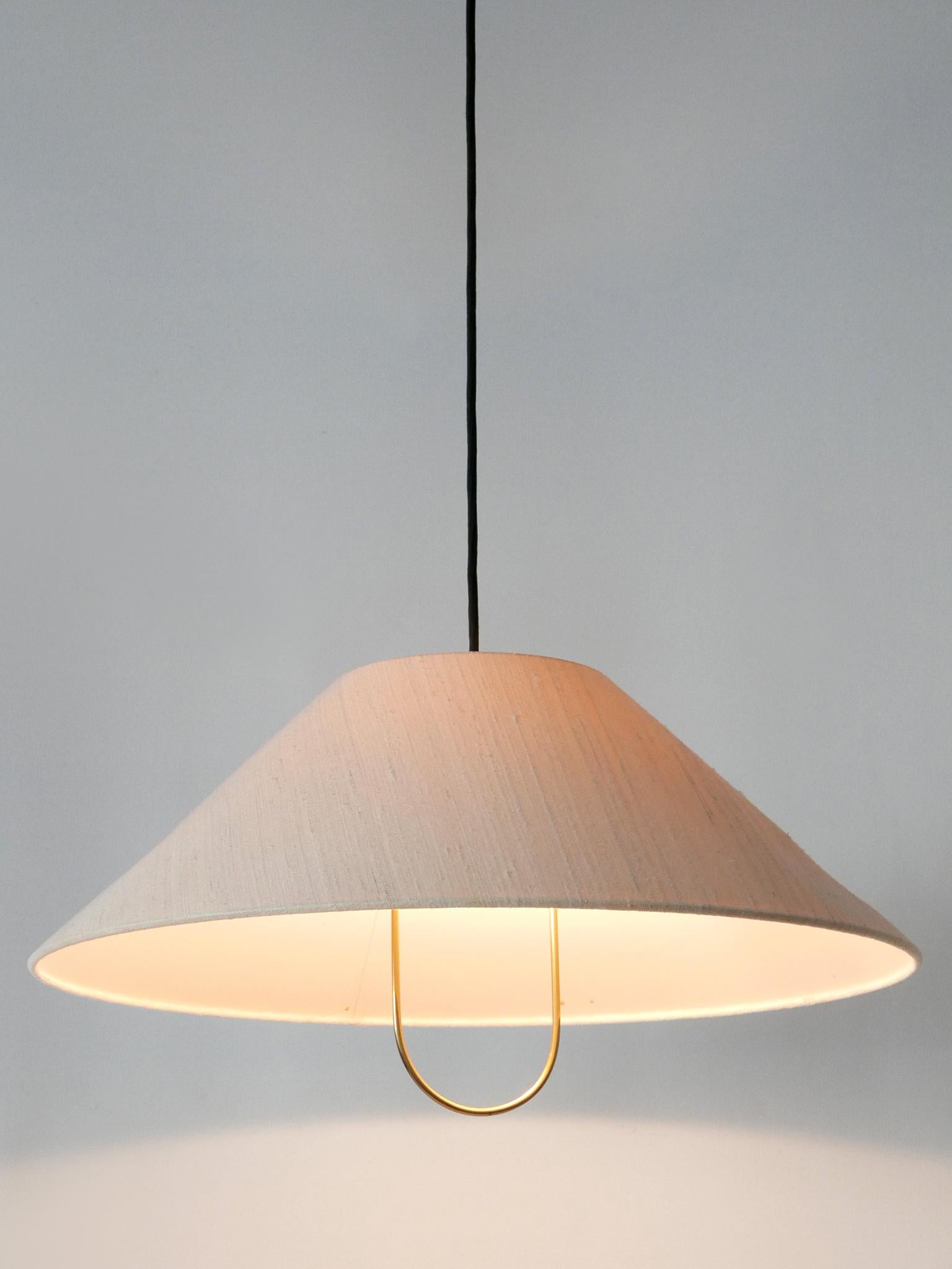 Rare & Early Counterweight Pendant Lamp by Florian Schulz Germany, 1960s 1
