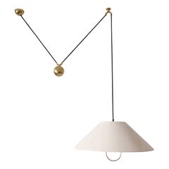 Rare & Early Counterweight Pendant Lamp by Florian Schulz Germany, 1960s