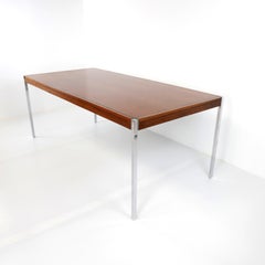 Rare Early Florence Knoll Rosewood Dinning Table