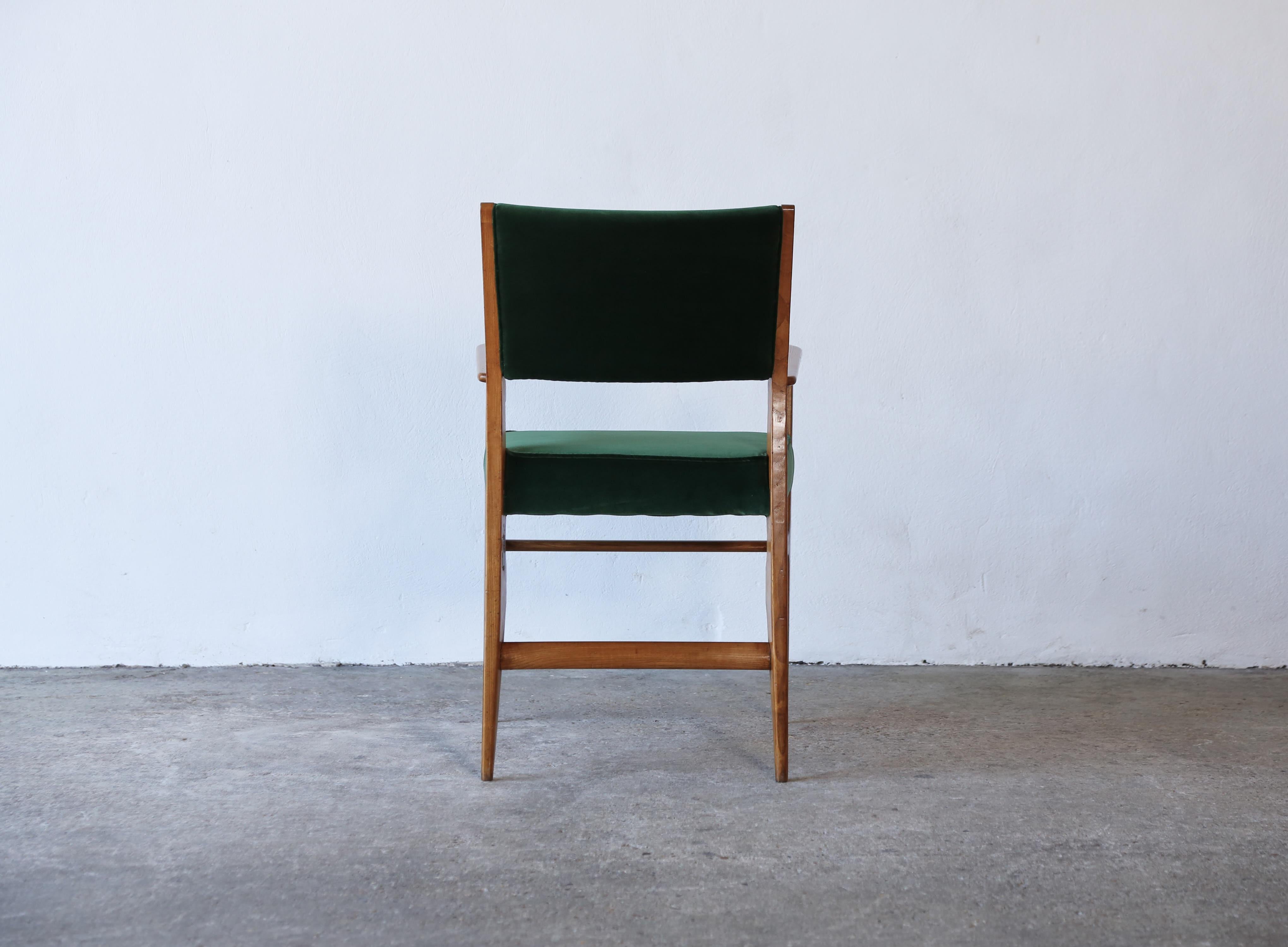 Rare Early Gio Ponti Chair, Giordano Chiesa, Italy, 1950s For Sale 3