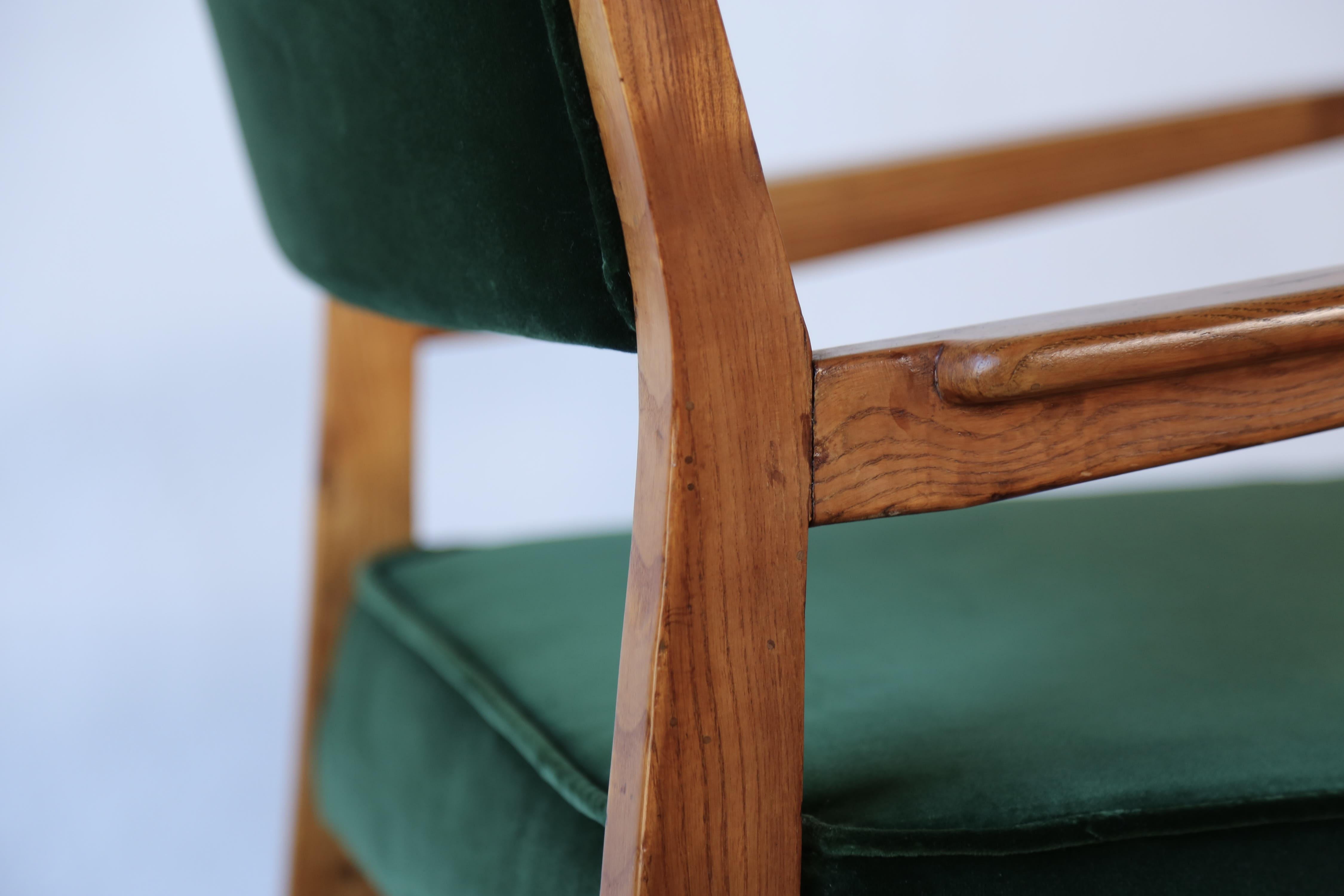 Rare Early Gio Ponti Chair, Giordano Chiesa, Italy, 1950s For Sale 9