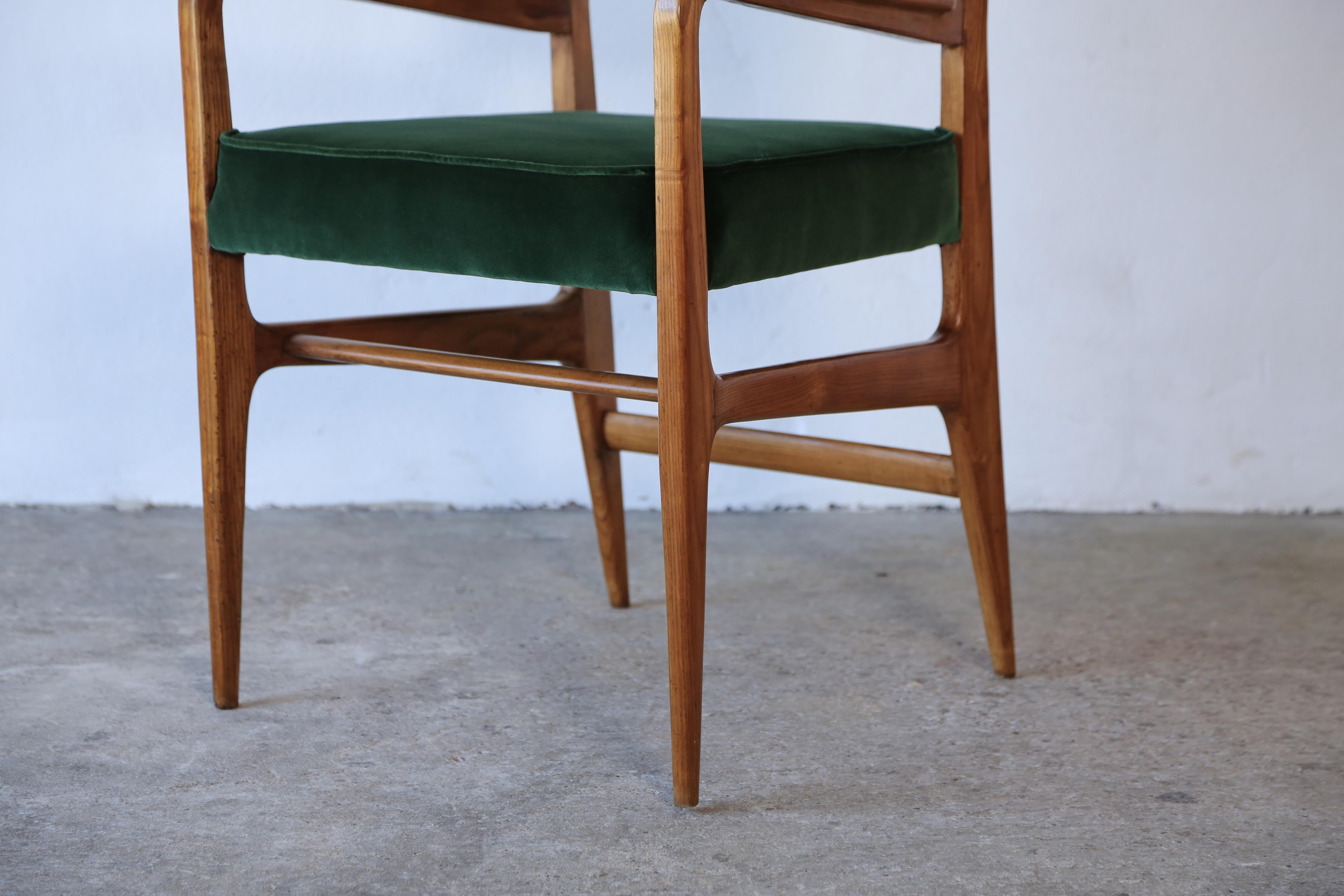 Italian Rare Early Gio Ponti Chair, Giordano Chiesa, Italy, 1950s For Sale