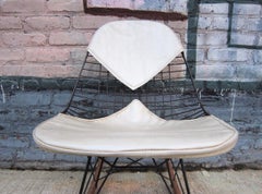 Rare Early Herman Miller Eames RKR-2 Rocking Chair with Bikini Pads