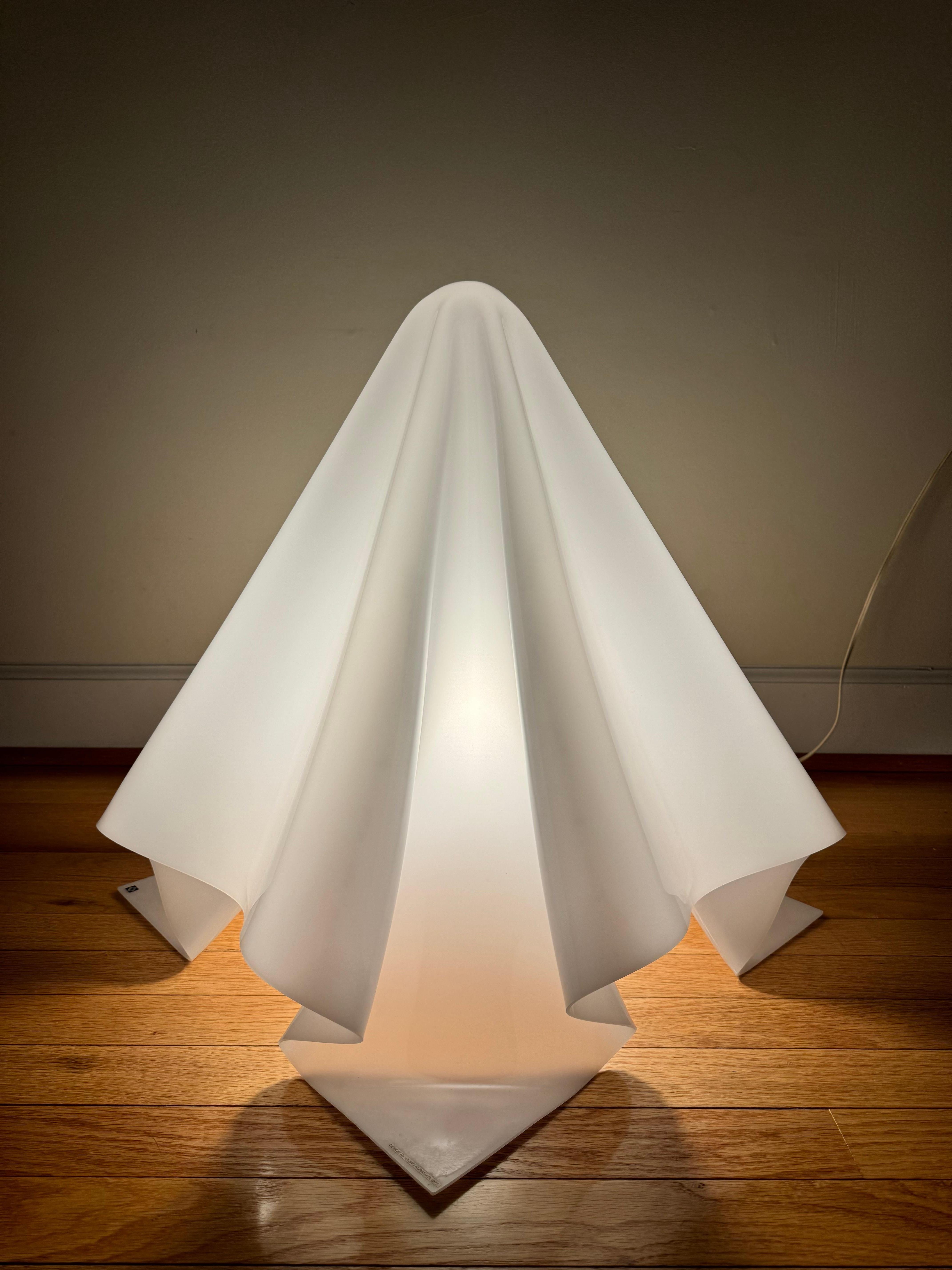 Rare early K-series (Oba- Q/Ghost) table lamp by Shiro Kuramata (Large) For Sale 4