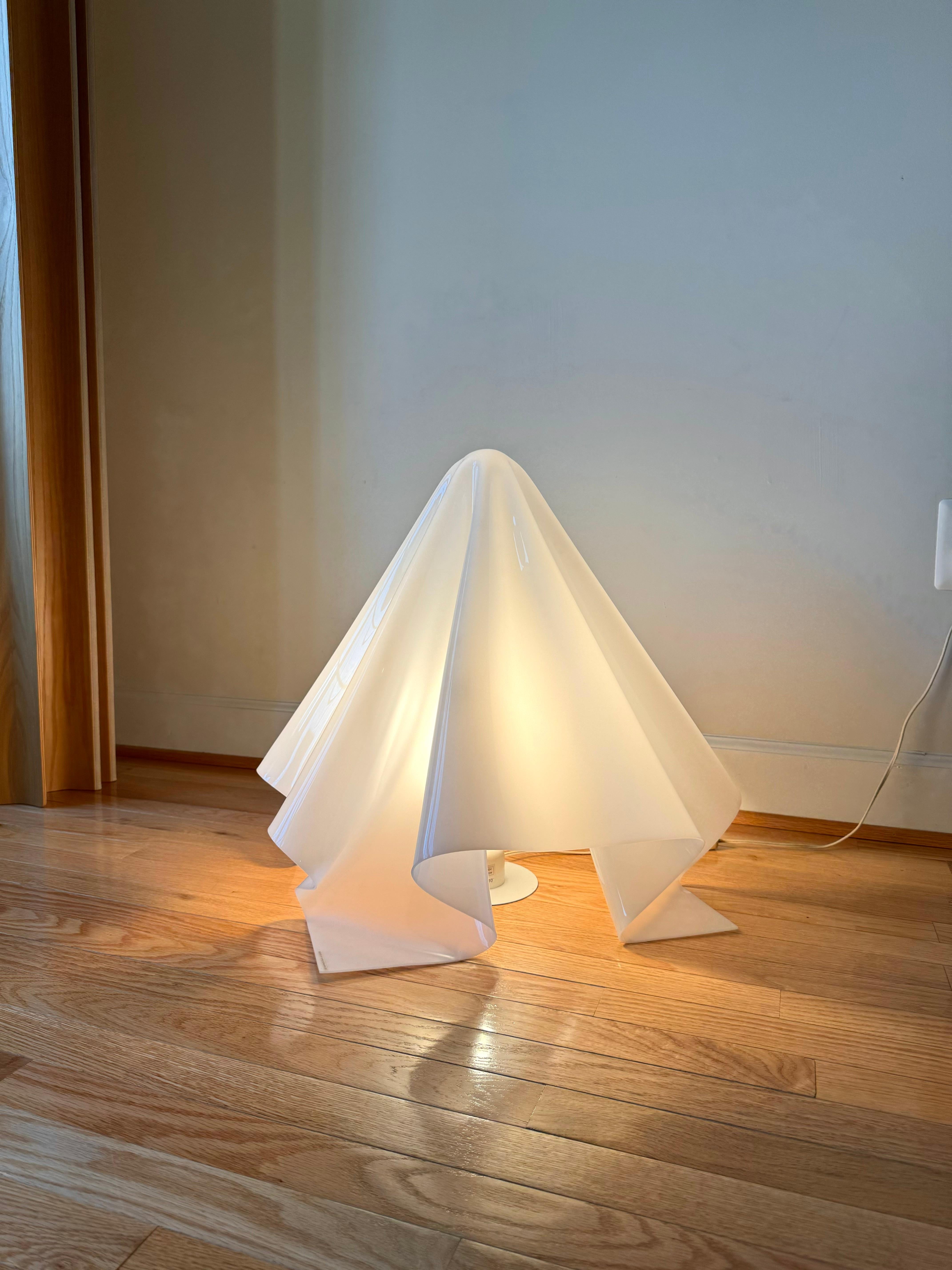 Rare early K-series (Oba- Q/Ghost) table lamp by Shiro Kuramata (Large) For Sale 1