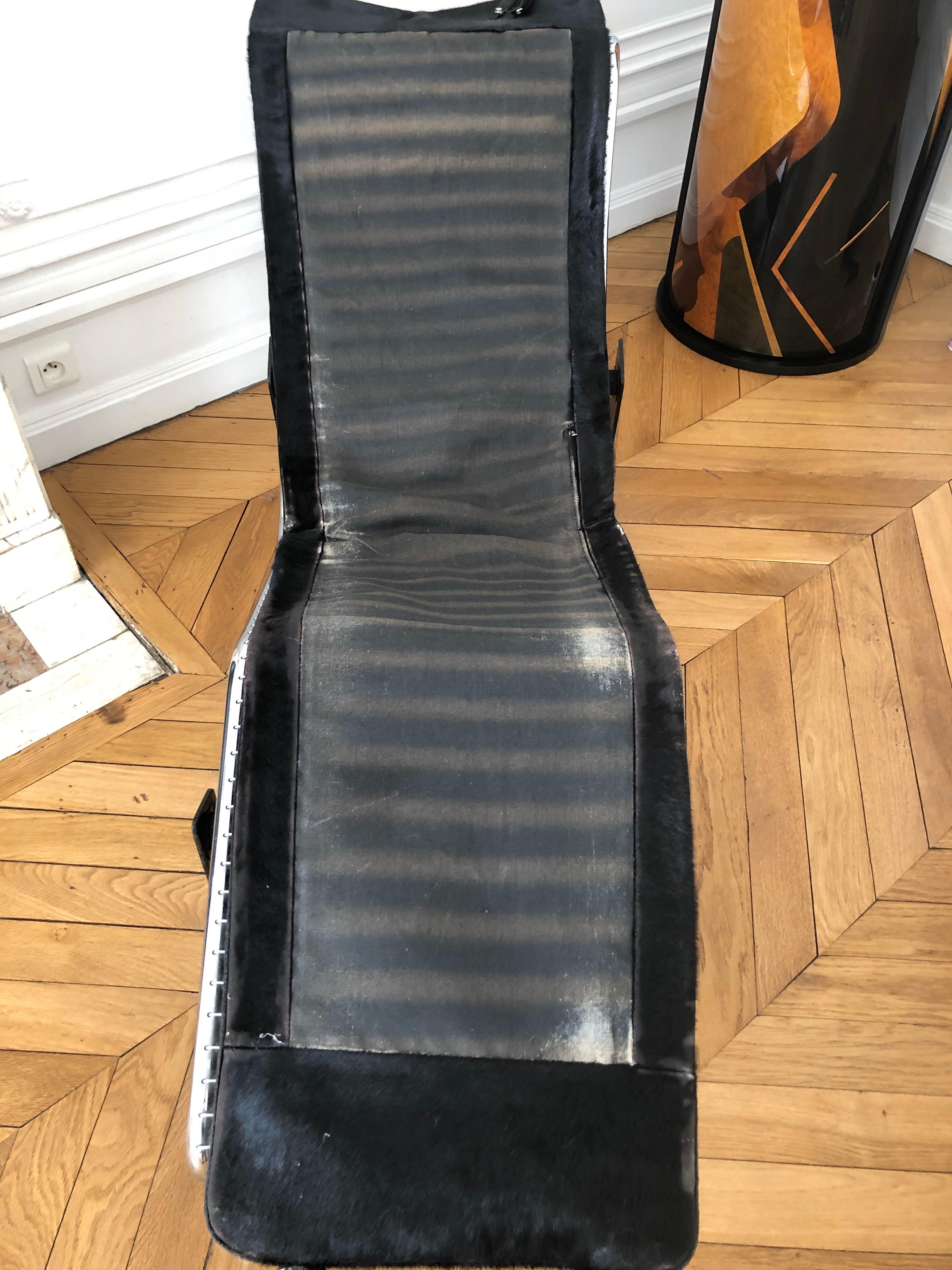 Rare fauteuil de salon LC4 du début de Le Corbusier signé Cassina Nr. 737, années 1960 en vente 8