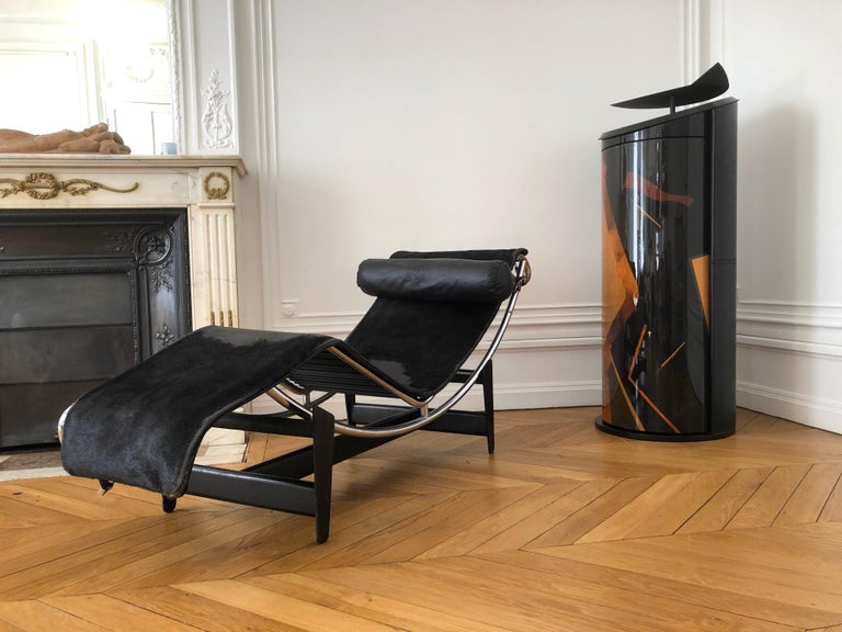 Rara Chaise Lounge LC4 di Le Corbusier firmata 737, anni '60 su