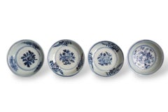 Rare Early Ming Dynasty Blue-and-White Porcelain Plates