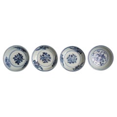Rare Early Ming Dynasty Blue-and-White Porcelain Plates