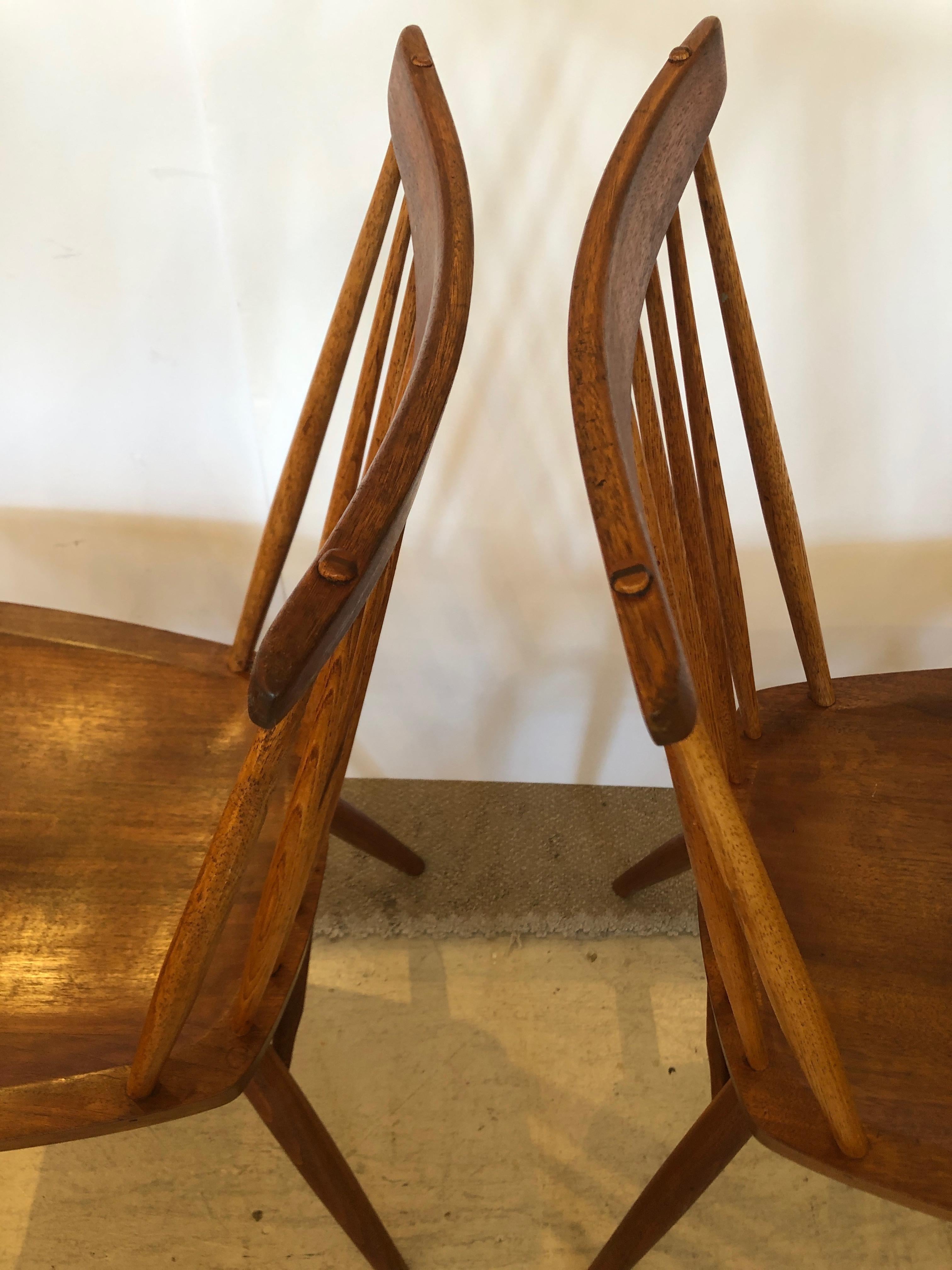 Seltenes frühes Paar George Nakashima „Neue Stühle“ im Angebot 6