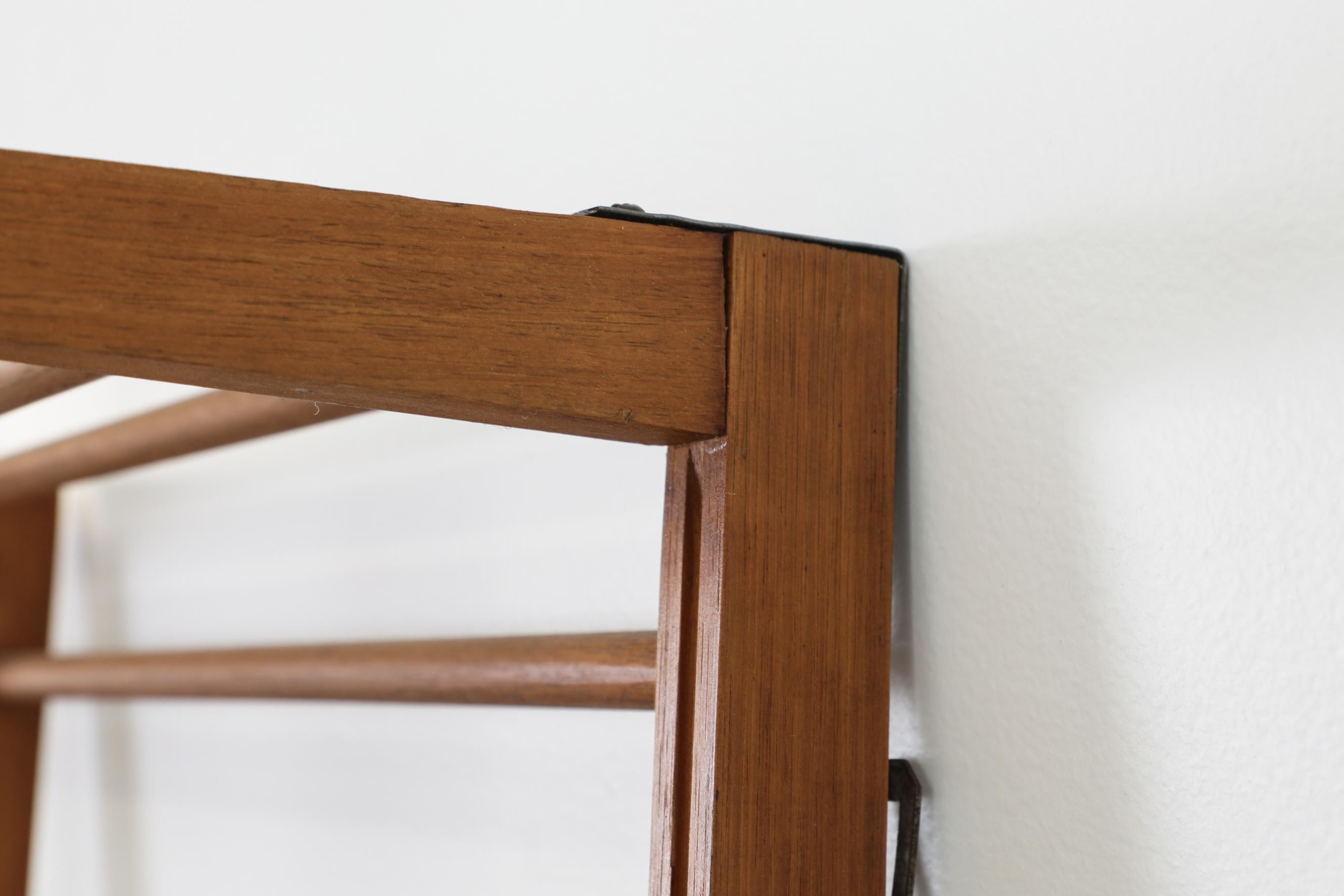 Rare Early Pilastro Teak Coat Rack 5