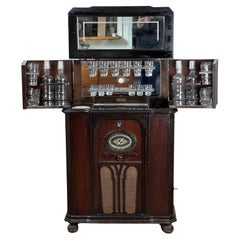 Vintage Rare Early Prohibition Art Deco RadioBar c. Early 1930s