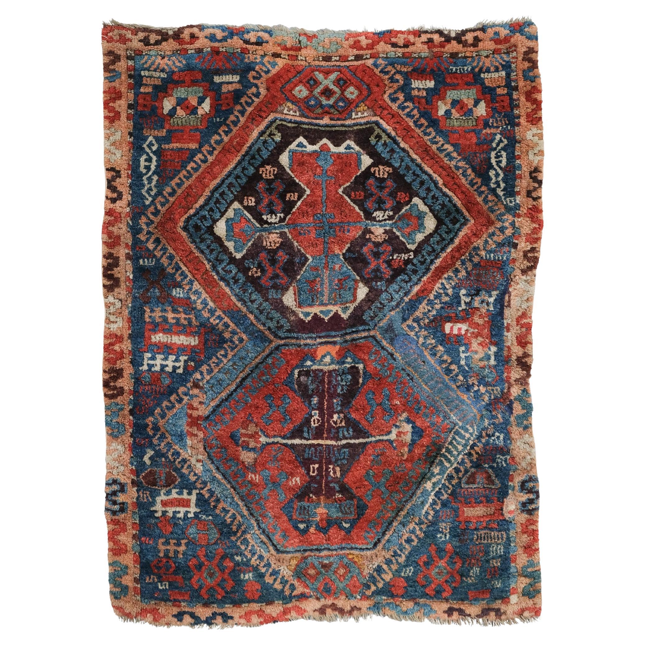 Rare tapis Sarkisla des débuts des années 1700 en vente