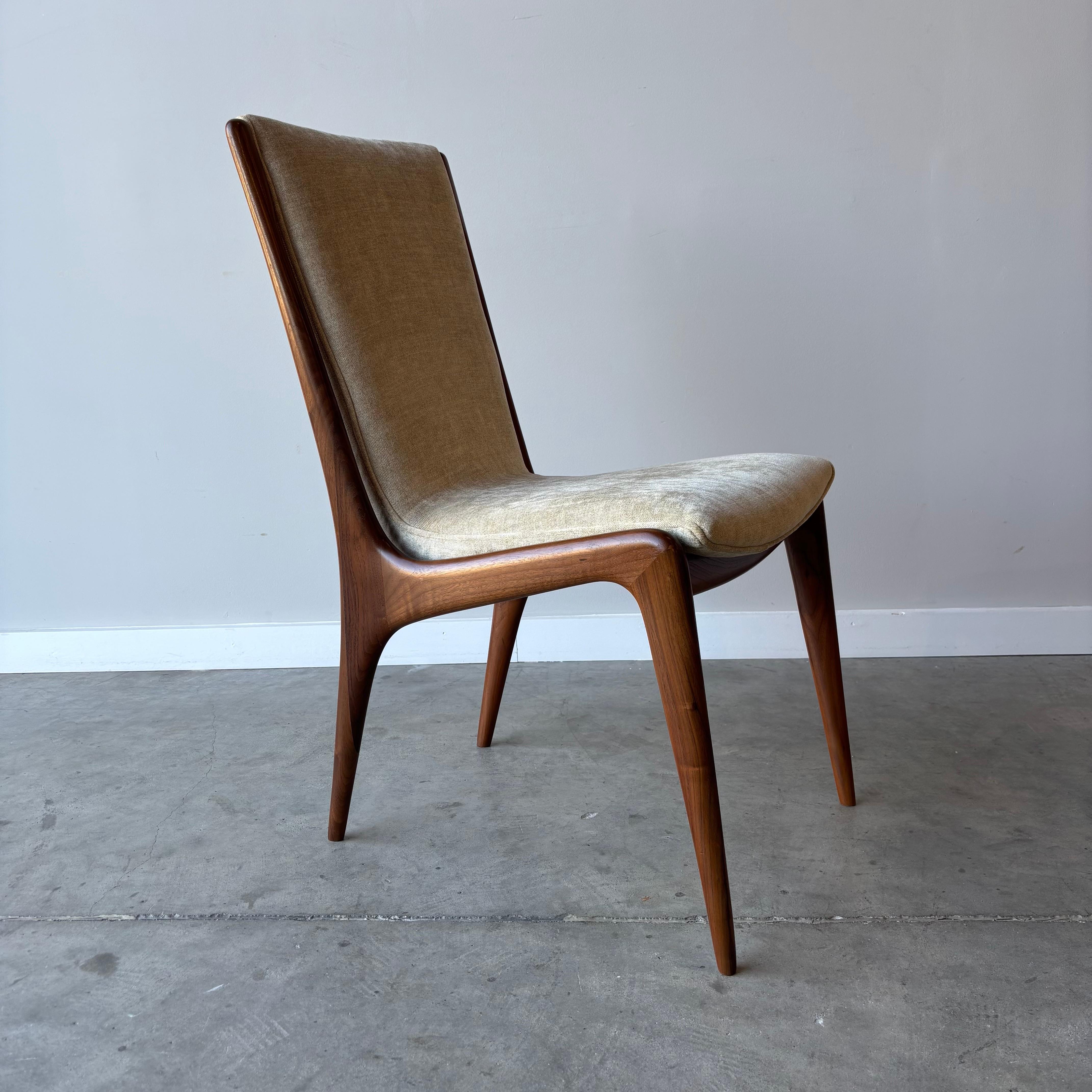 Raro set di sei sedie a fionda Vladimir Kagan, circa 1950 in vendita 3