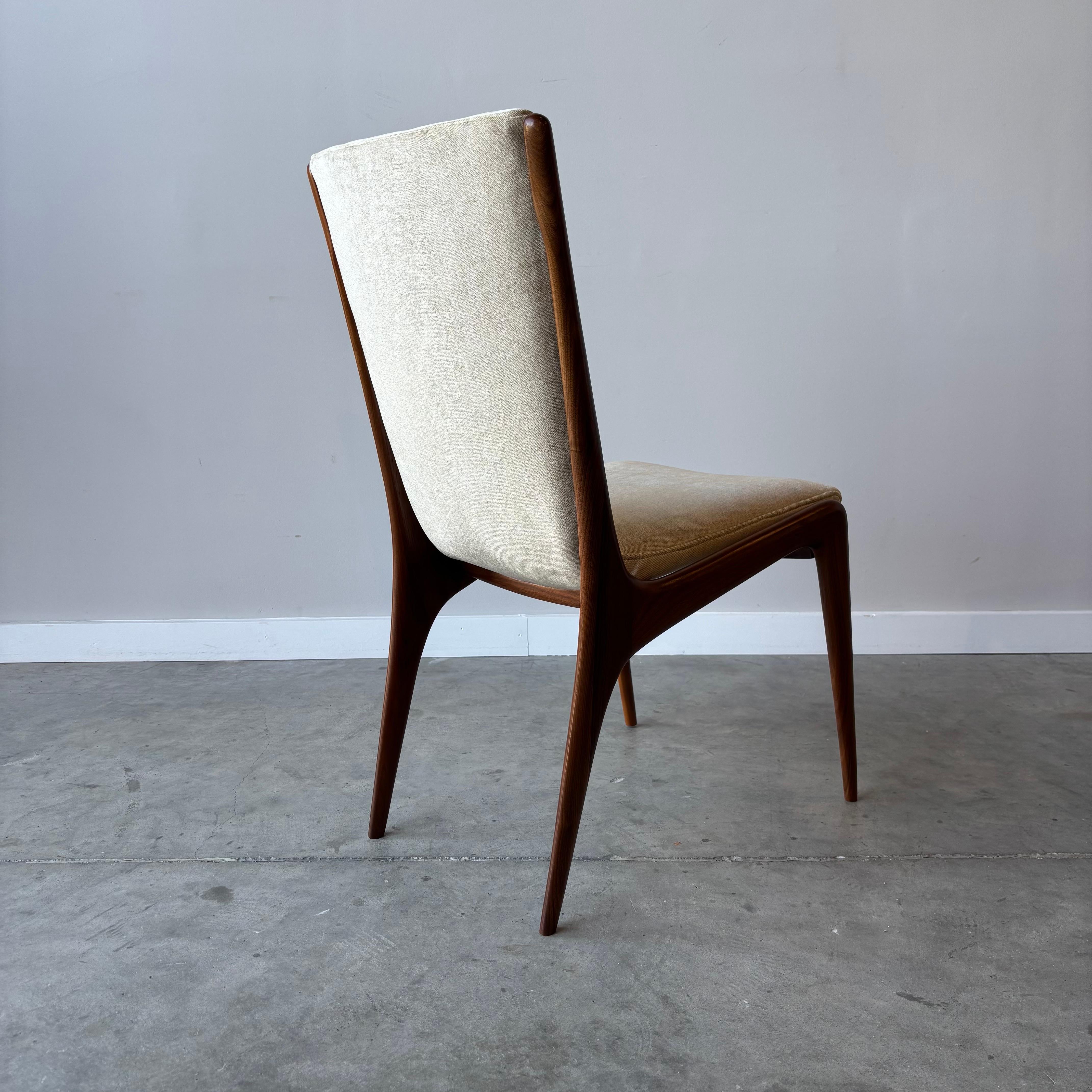 Raro set di sei sedie a fionda Vladimir Kagan, circa 1950 in vendita 5