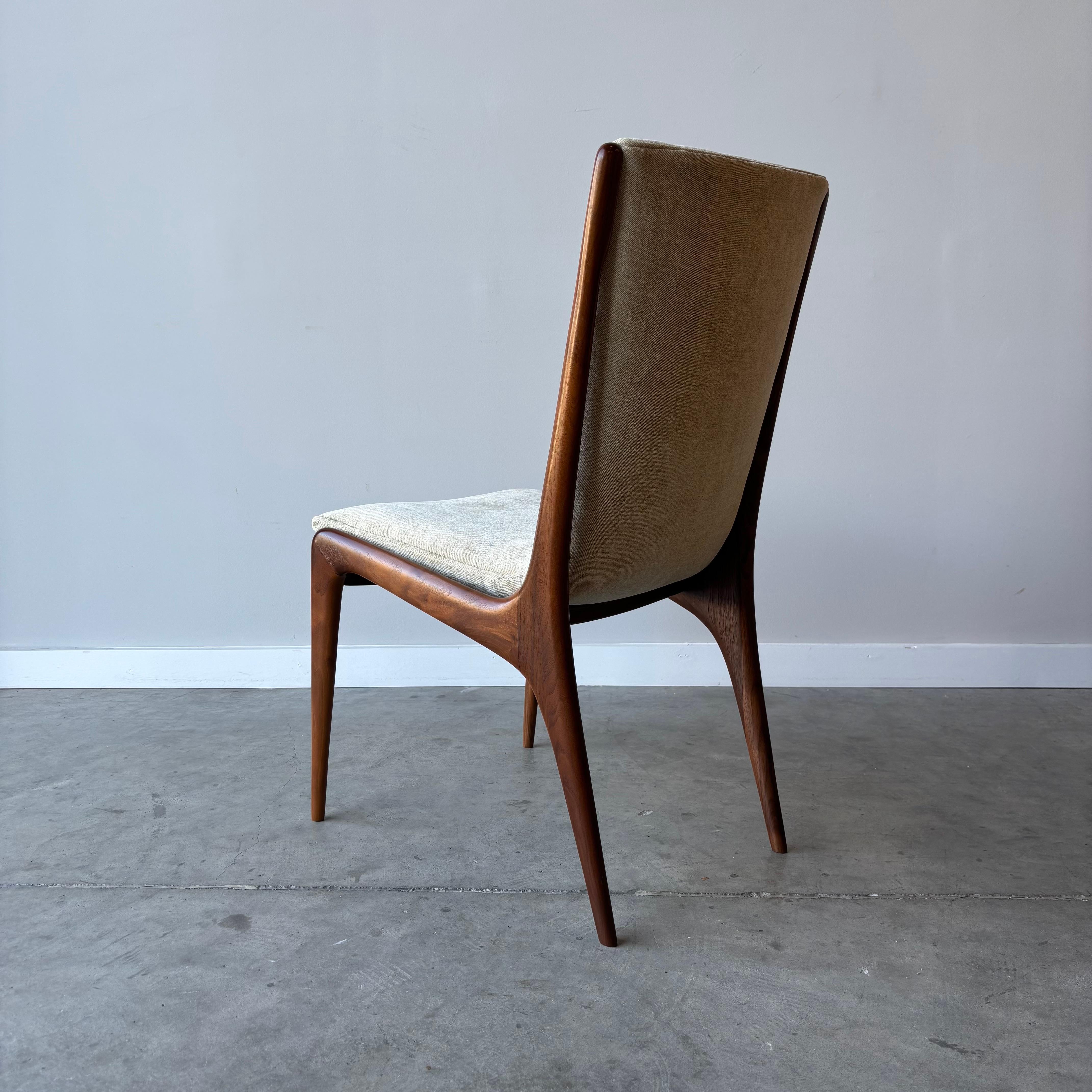 Raro set di sei sedie a fionda Vladimir Kagan, circa 1950 in vendita 6