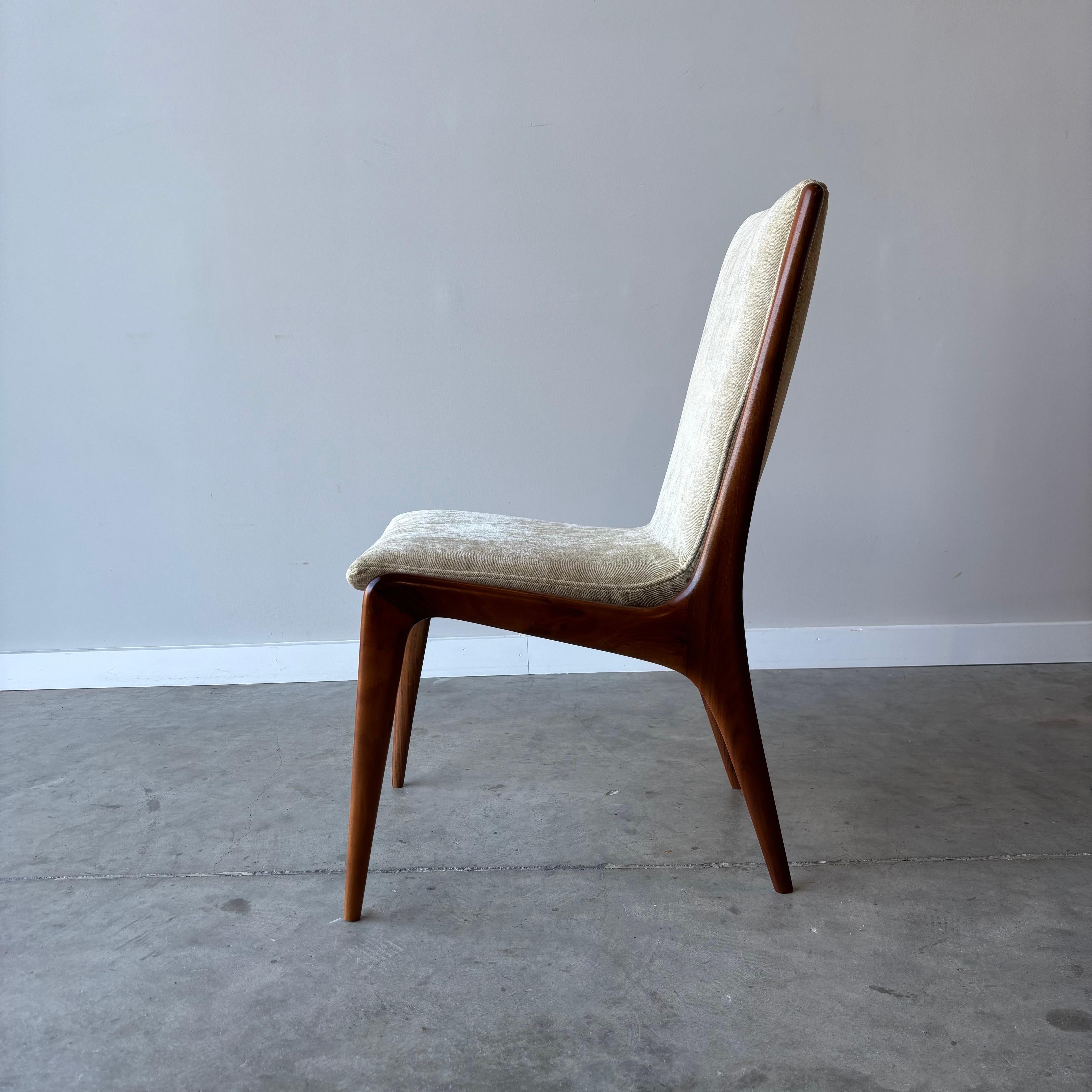 Raro set di sei sedie a fionda Vladimir Kagan, circa 1950 in vendita 7