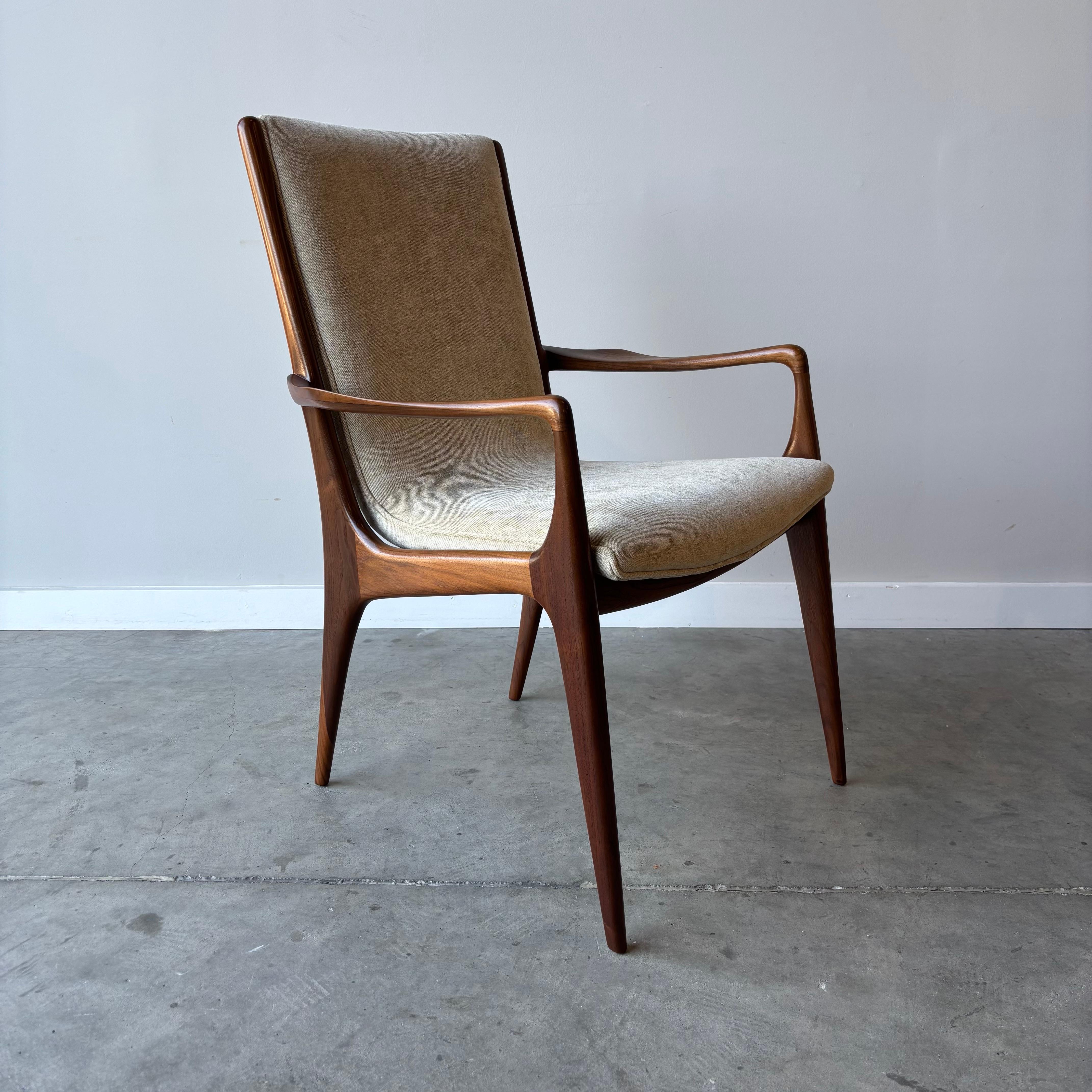 Americano Raro set di sei sedie a fionda Vladimir Kagan, circa 1950 in vendita