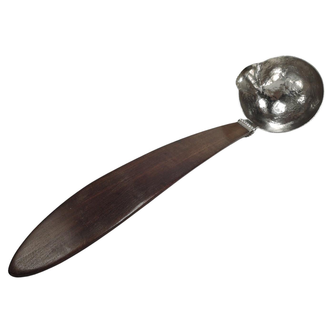 Rare Early Spratling Hand-Hammered Punch Ladle For Sale
