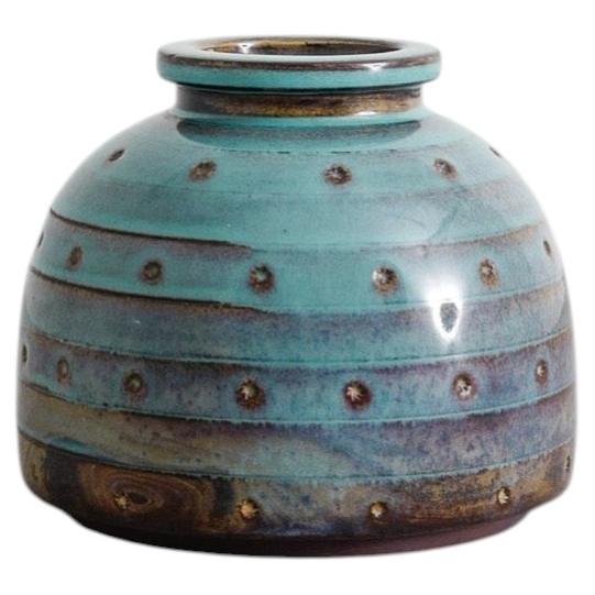 Raro vaso Farsta della metà del secolo scorso di Wilhelm Kåge di Gustavsberg, 1940