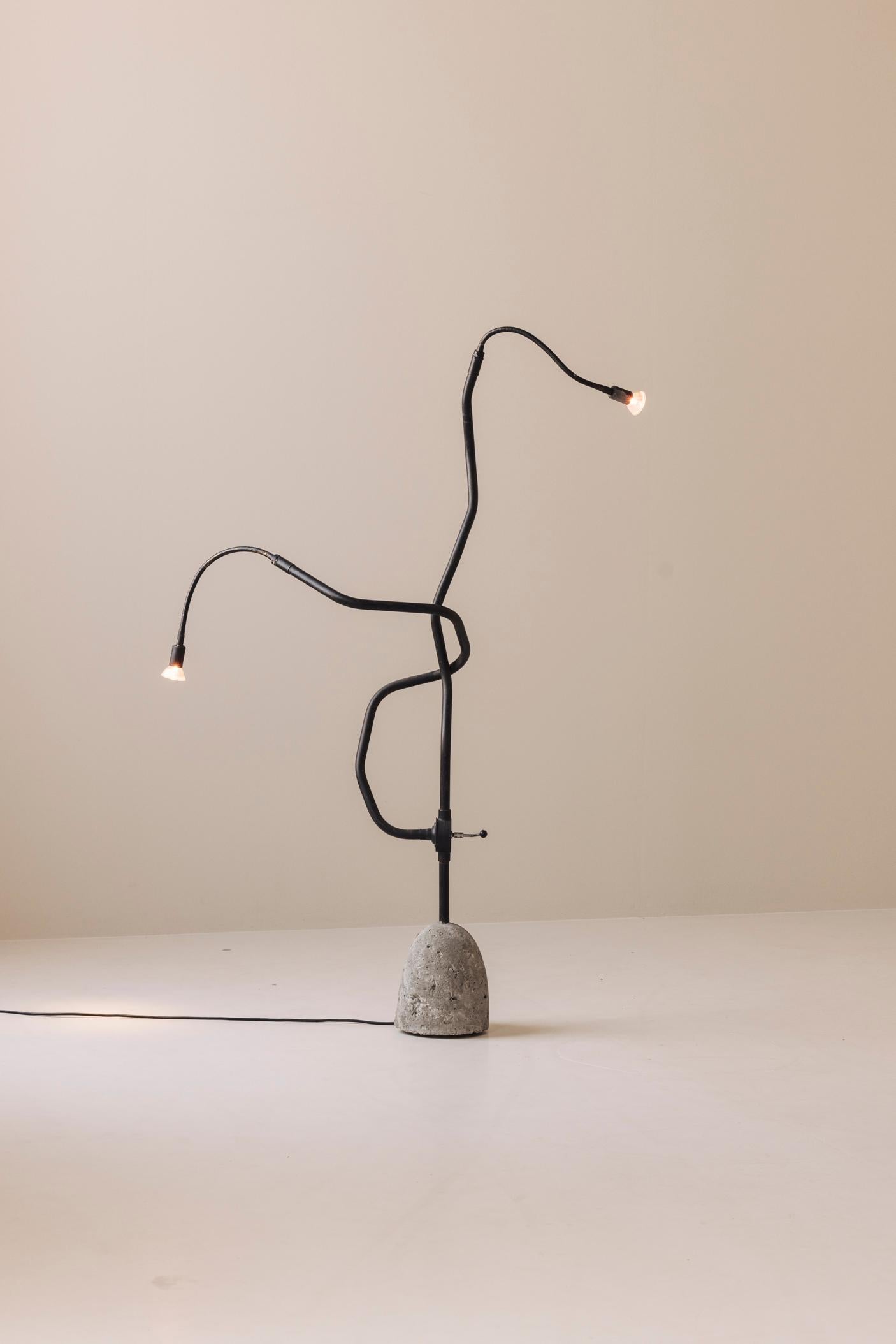 Fin du 20e siècle Rare lampadaire 'Tree' de Ron Arad pour One Off Ltd, vers 1984. en vente