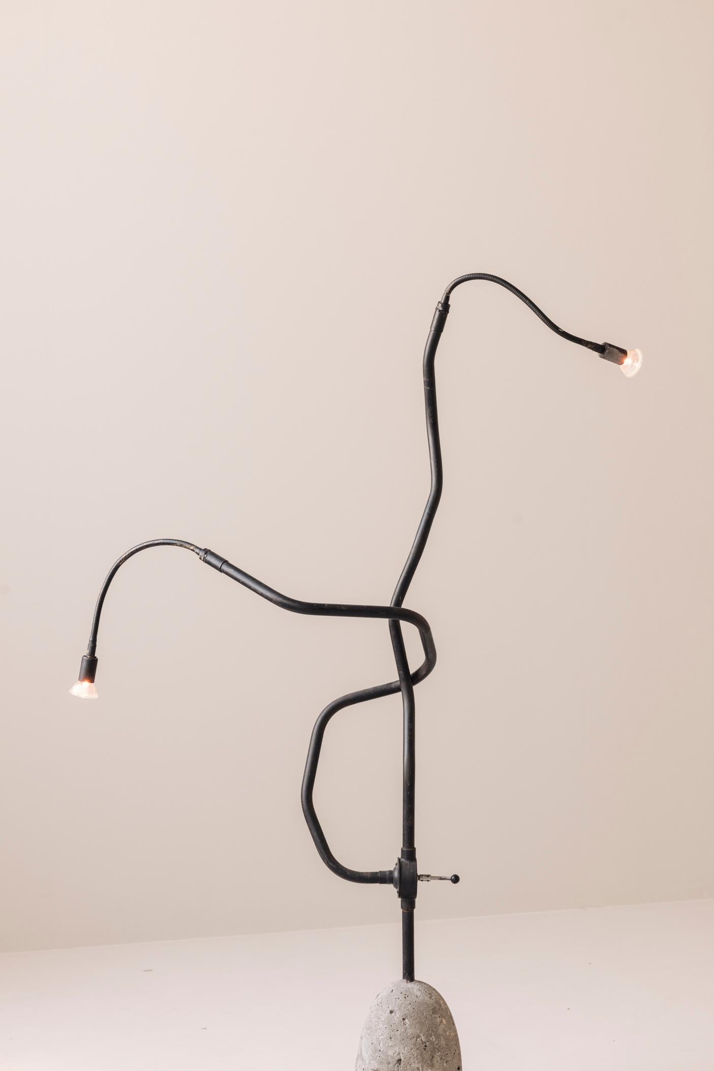 Métal Rare lampadaire 'Tree' de Ron Arad pour One Off Ltd, vers 1984. en vente