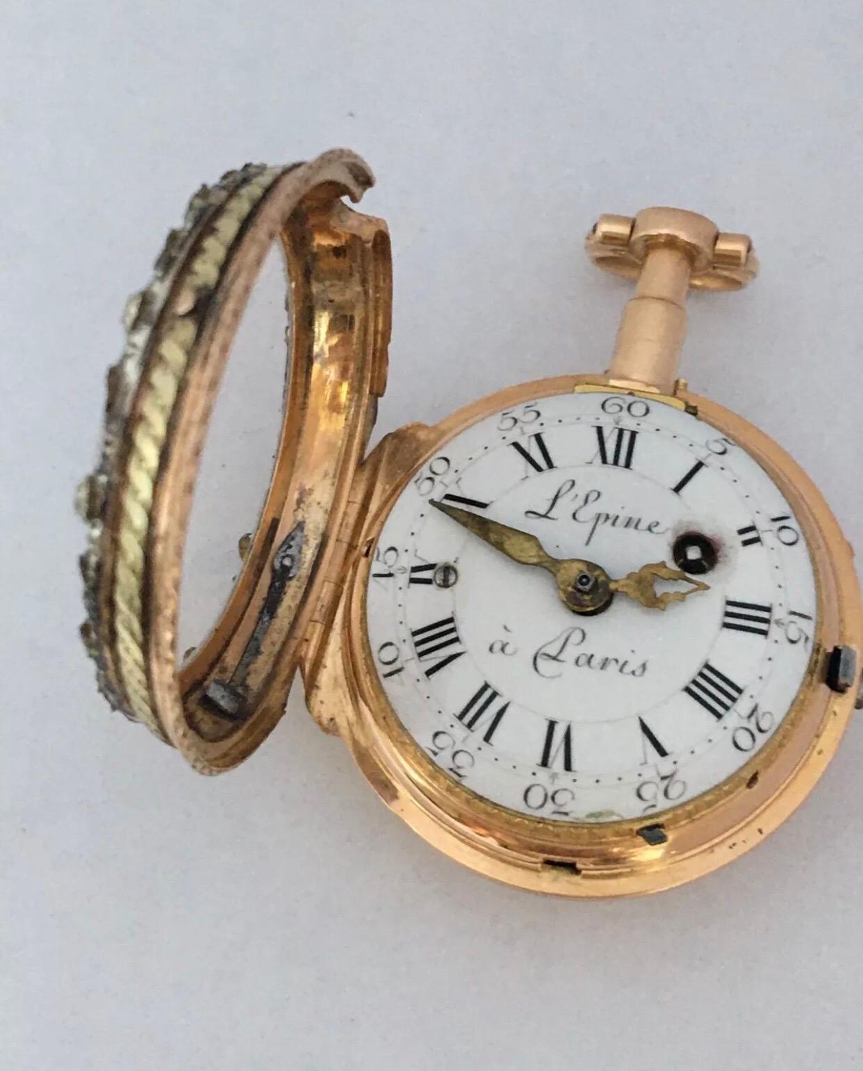 broken pocket watches for sale