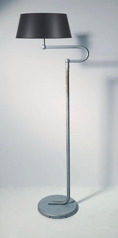 Rare Early Tubular Floor Lamp attributed to Walter Von Nessen