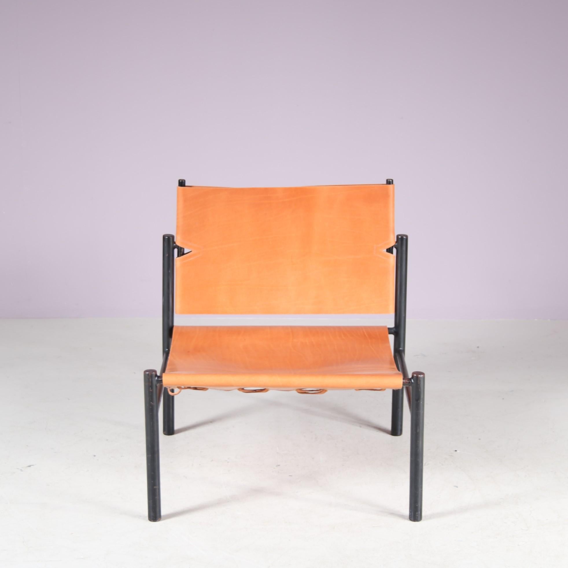 Rara poltrona Easy Chair di Wim Den Boon, Paesi Bassi, 1950 In condizioni buone in vendita a Amsterdam, NL