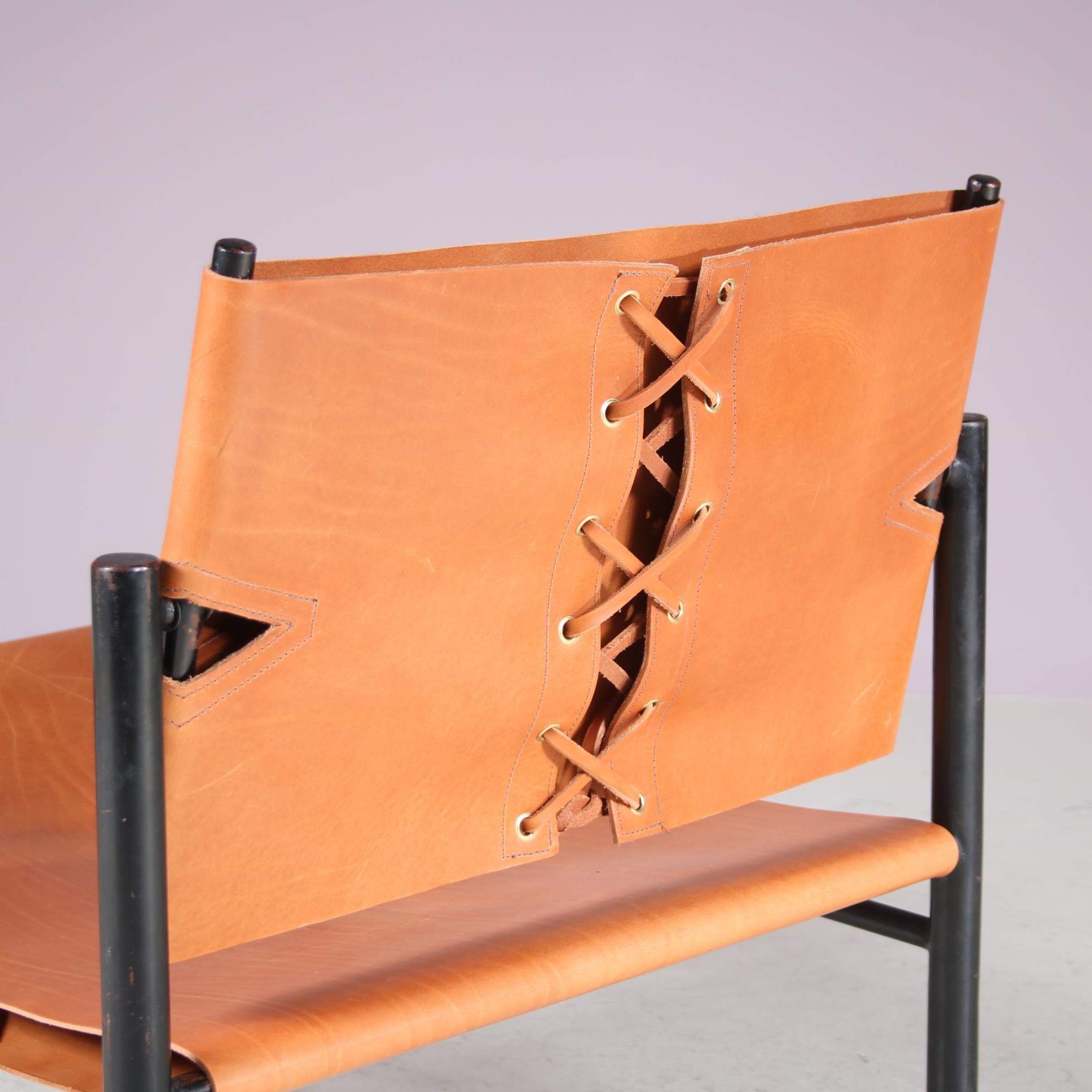 Rara poltrona Easy Chair di Wim Den Boon, Paesi Bassi, 1950 in vendita 2