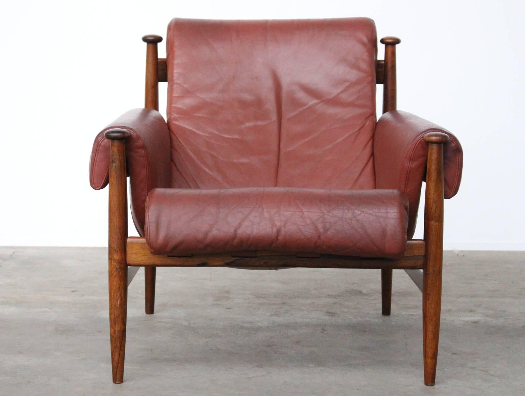 Swedish Rare Easy Chair Model Amiral Designed by Eric Merthen for Ire Mobler, Sweden