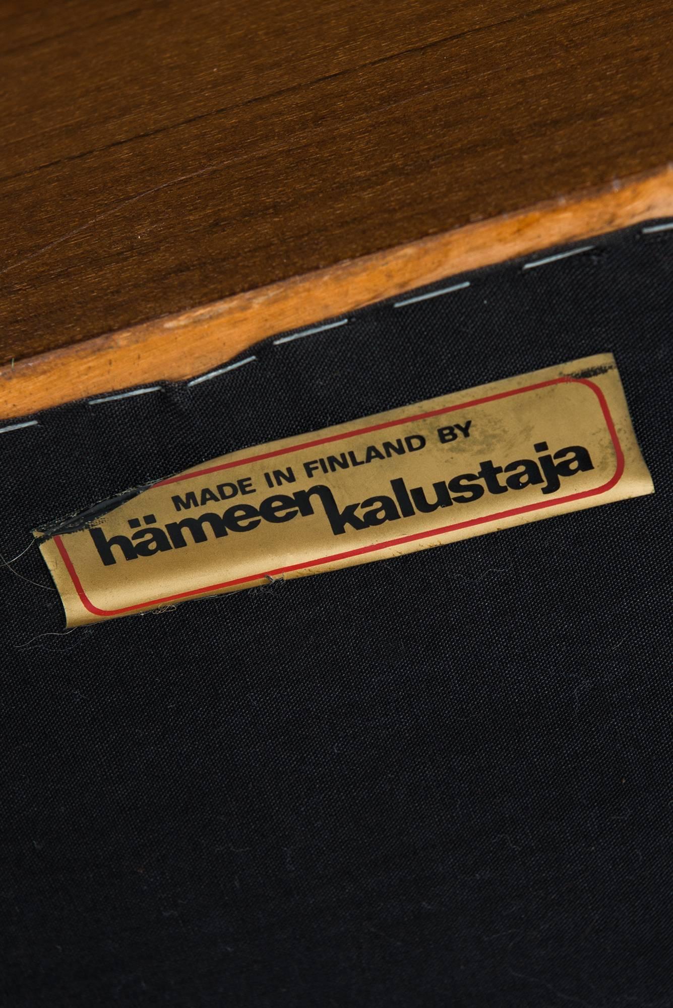 Mid-20th Century Rare Easy Chair Produced by Hämeen Kalustaja in Finland