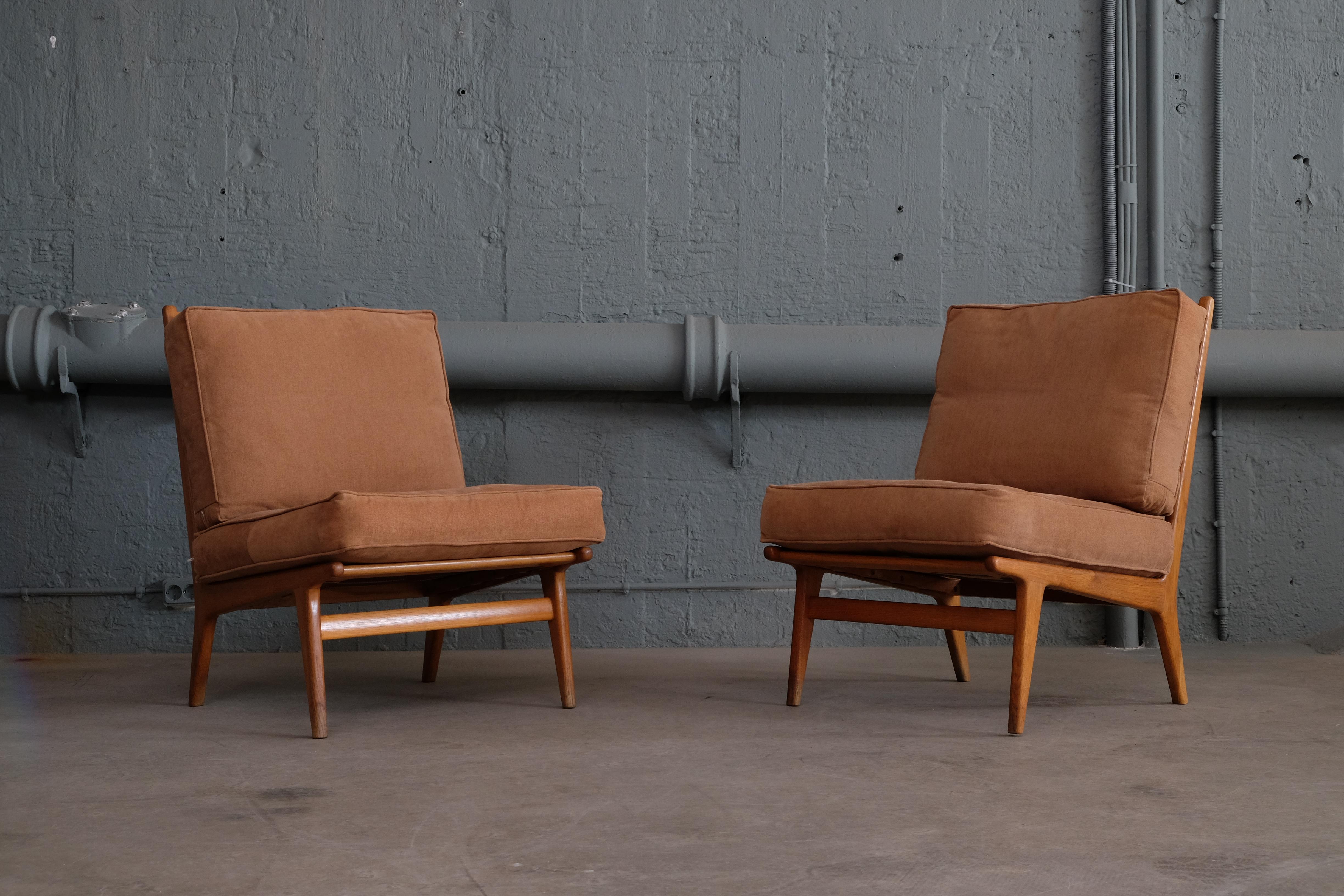 Mid-20th Century Rare Easy Chairs by Karl-Erik Ekselius, Sweden, 1960s