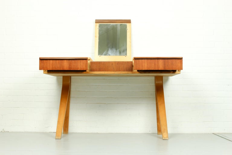 Rare EB01 Vanity Table by Cees Braakman for Pastoe, 1950s at 1stDibs