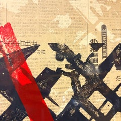 Rare sérigraphie d'Ed Moses "Ikuru Speak-No" limitée à 212 exemplaires sur 250 signés