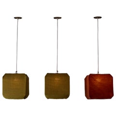 Rare Edition 'Bali' Pendants by Bruno Munari for Danese Milano