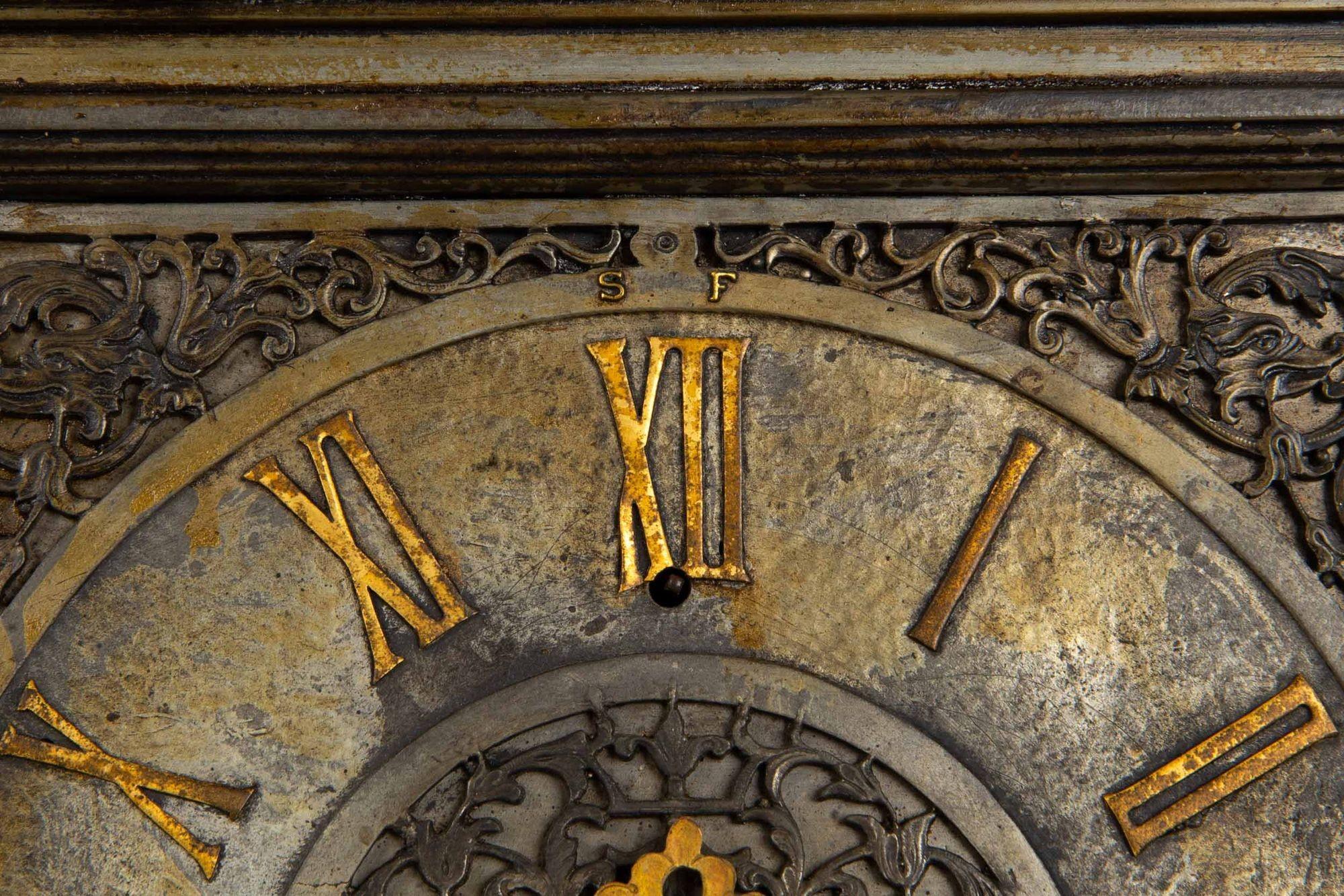 Rare Edward Caldwell Art Nouveau Domed Architectural Bronze Clock For Sale 8
