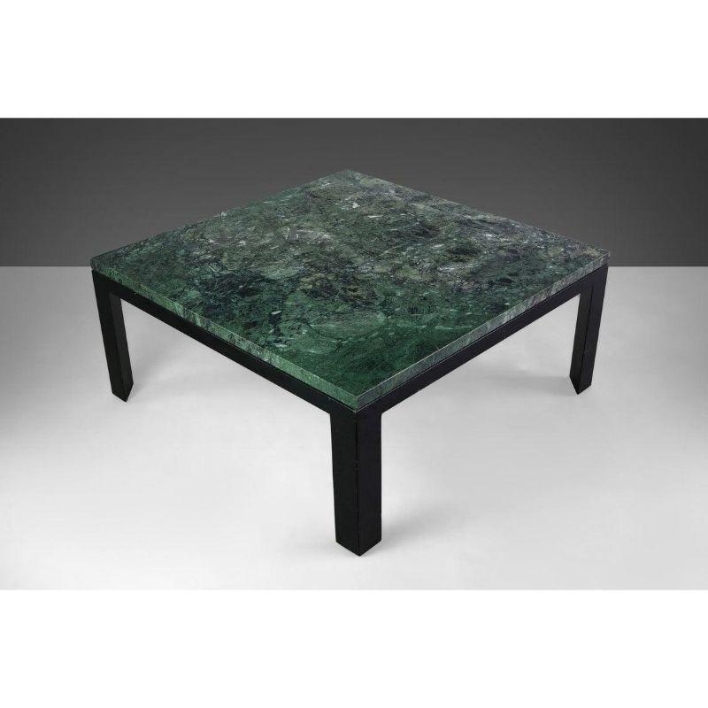Edward Wormley for Dunbar Green Marble Cocktail Table / Coffee Table, c. 1950s For Sale 2