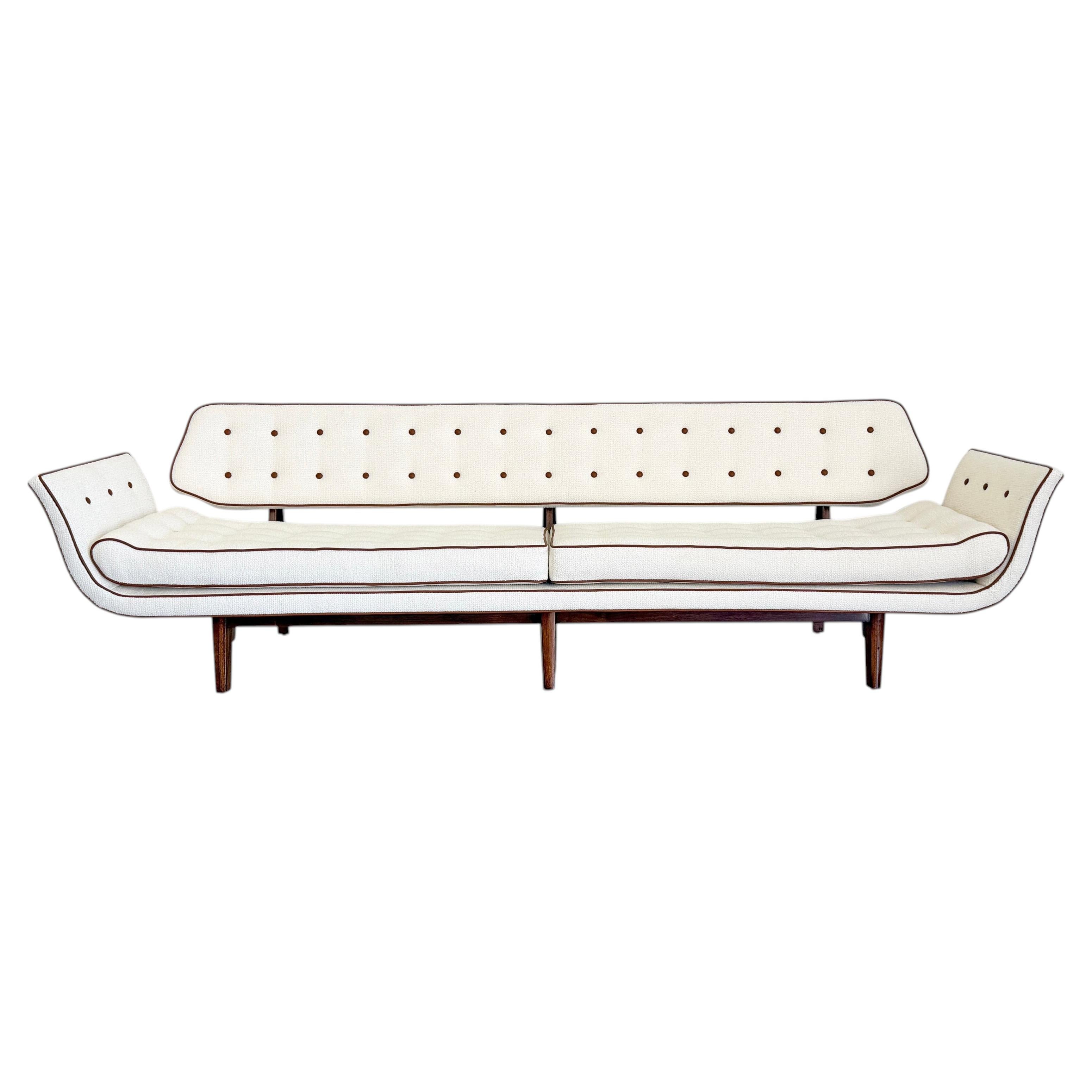 Rare Edward Wormley Model #5719, La Gondola Sofa, Dunbar, 1957