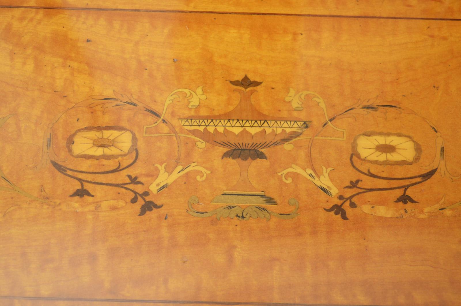 Rare Edwardian Satinwood Cabinet 7