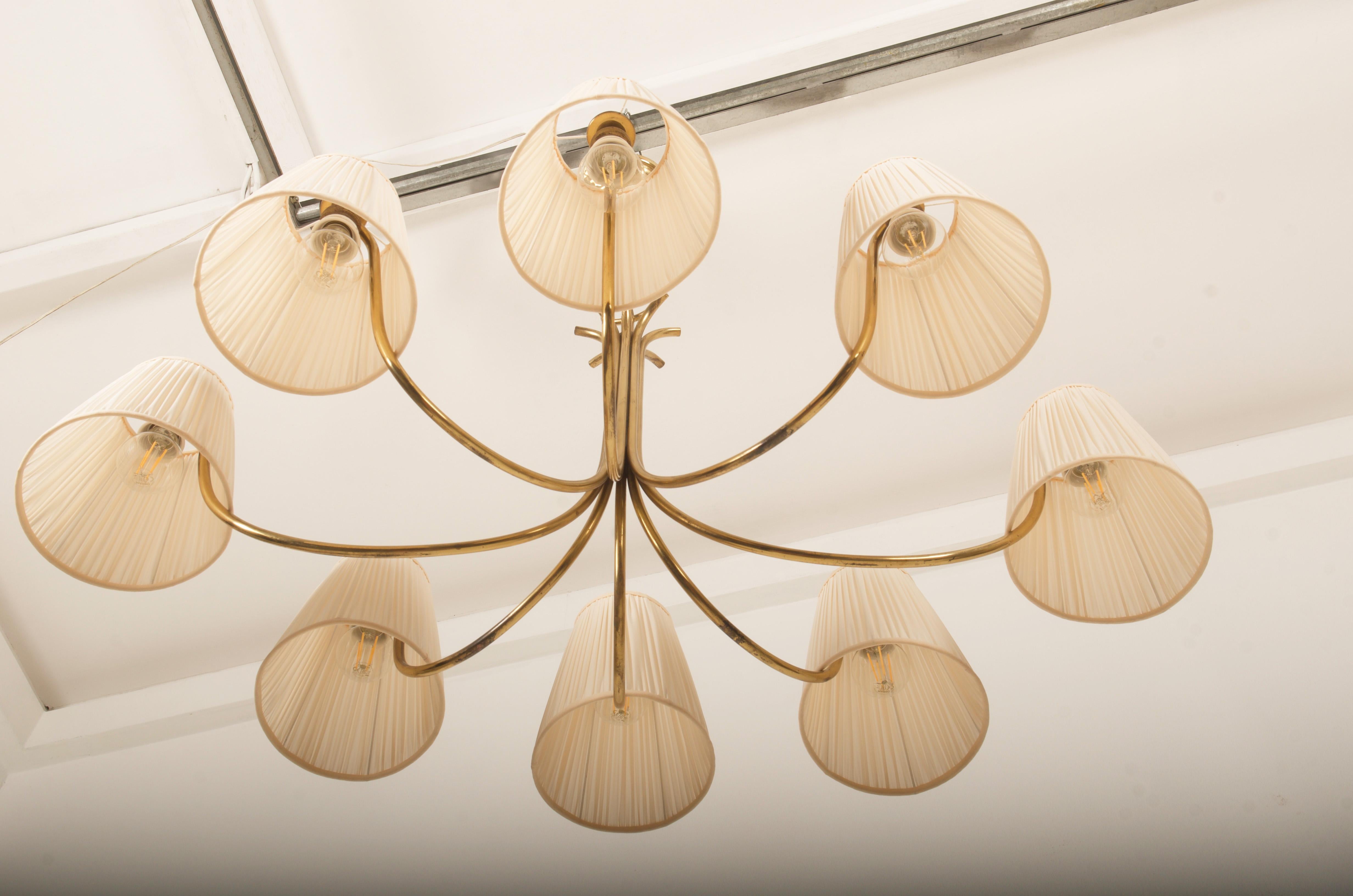 Rare Eight Arms Chandelier by Josef Frank for Kalmar 5