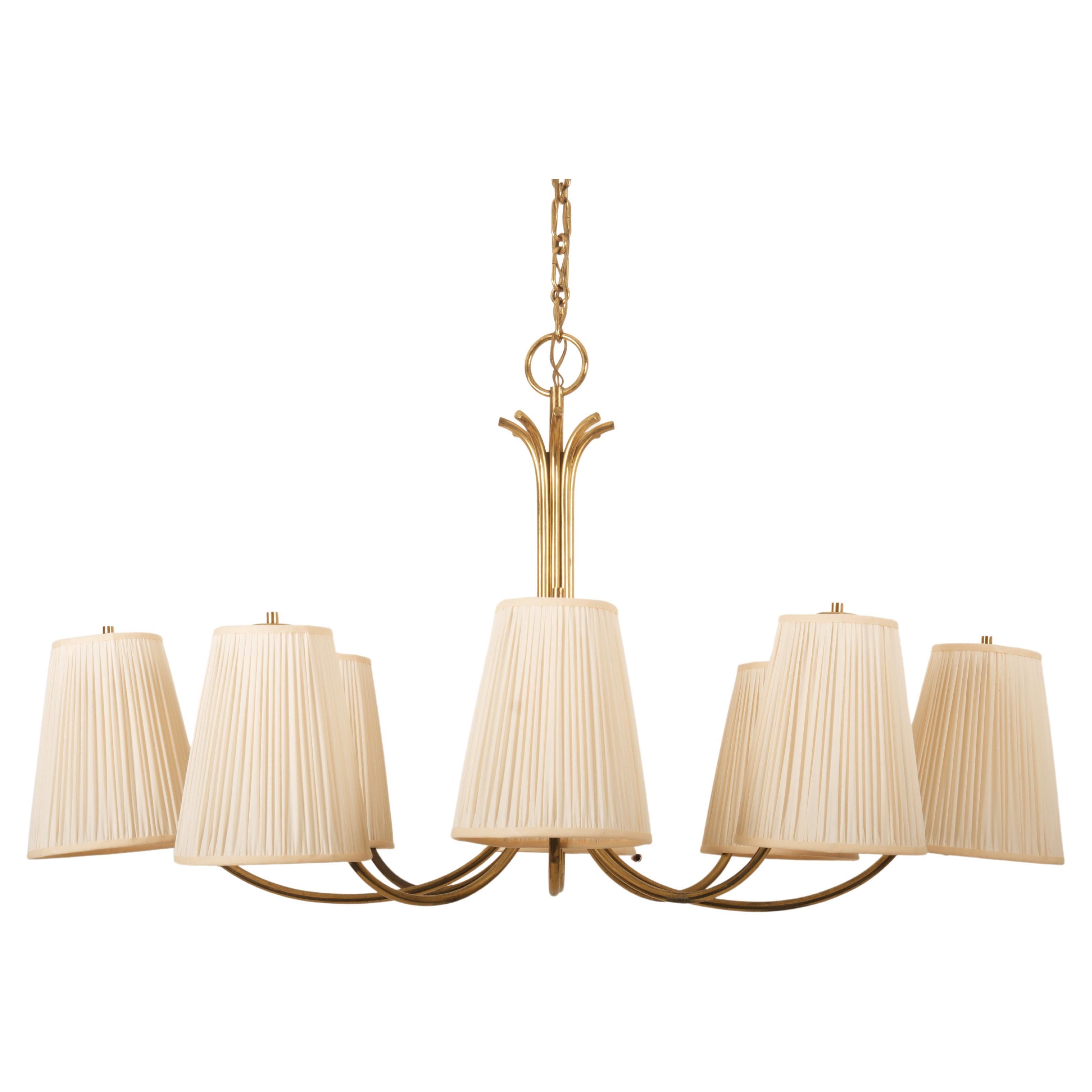 Rare Eight Arms Chandelier by Josef Frank for Kalmar