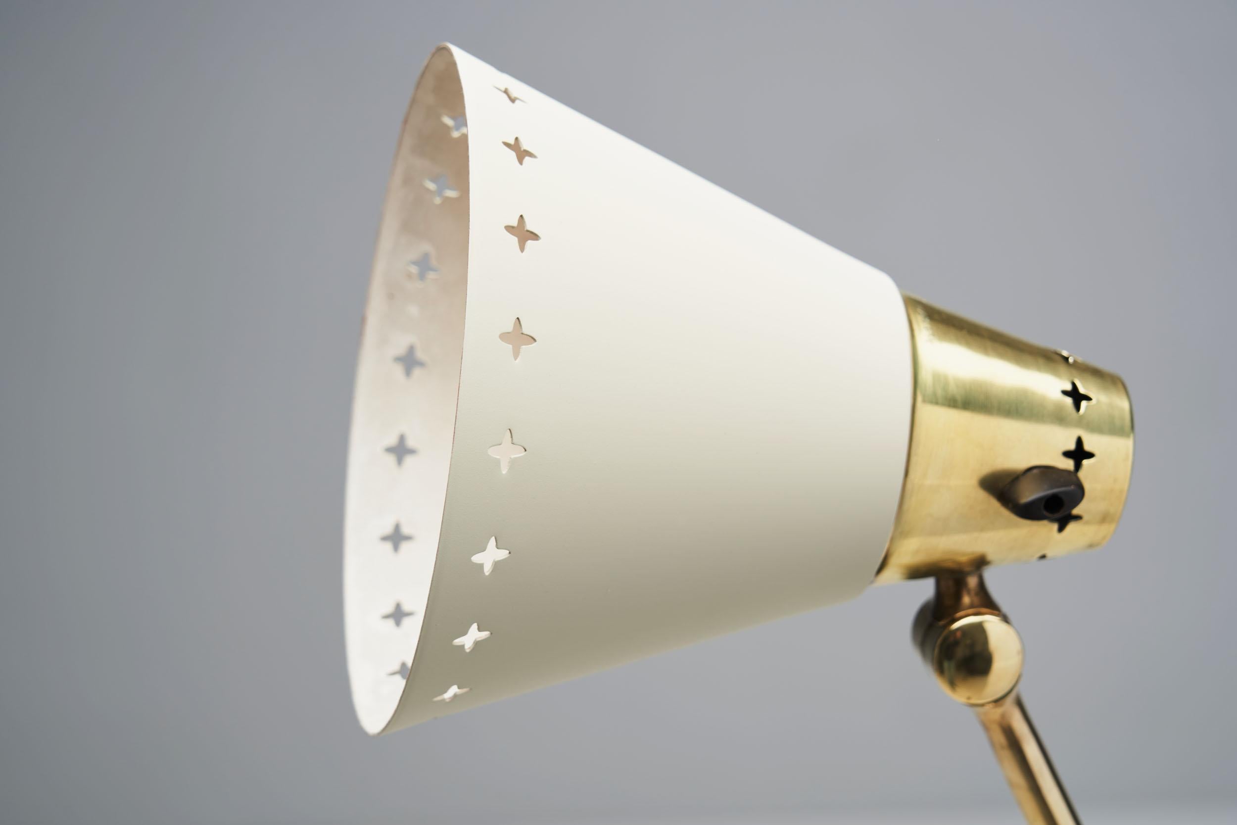 Brass Rare Einar Bäckström “EB 5336” Floor Lamp, Sweden, 1950s