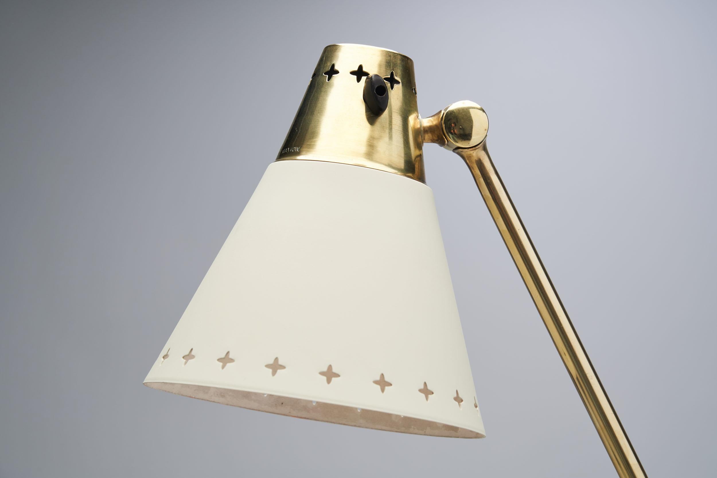 Rare Einar Bäckström “EB 5336” Floor Lamp, Sweden, 1950s 1